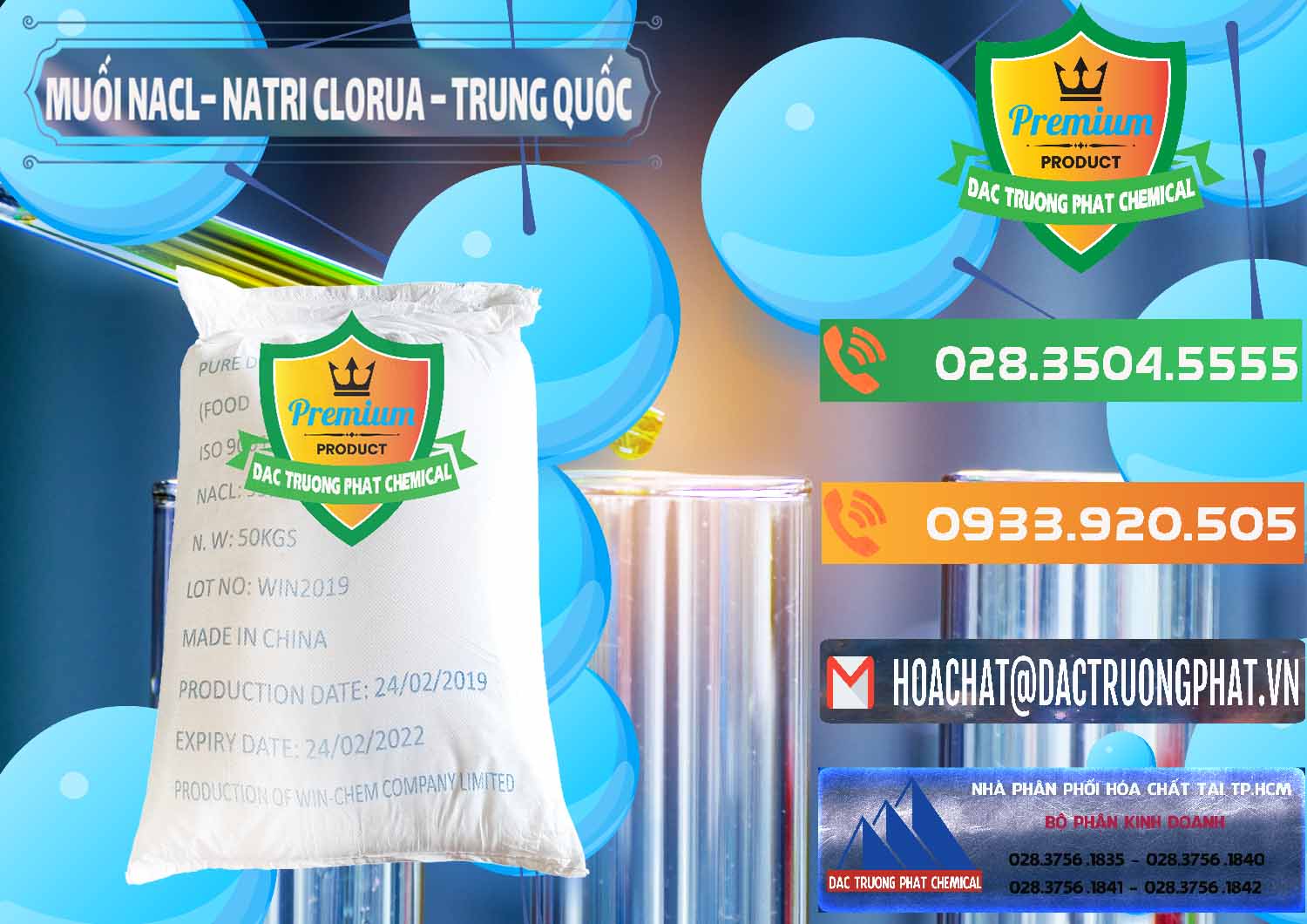 Nơi chuyên bán & cung cấp Muối NaCL – Sodium Chloride Trung Quốc China - 0097 - Cty chuyên phân phối & nhập khẩu hóa chất tại TP.HCM - hoachatxulynuoc.com.vn