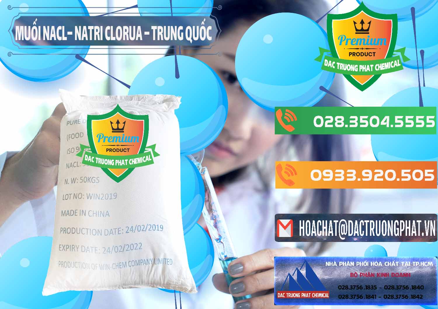 Cty chuyên bán và cung ứng Muối NaCL – Sodium Chloride Trung Quốc China - 0097 - Đơn vị chuyên kinh doanh & cung cấp hóa chất tại TP.HCM - hoachatxulynuoc.com.vn