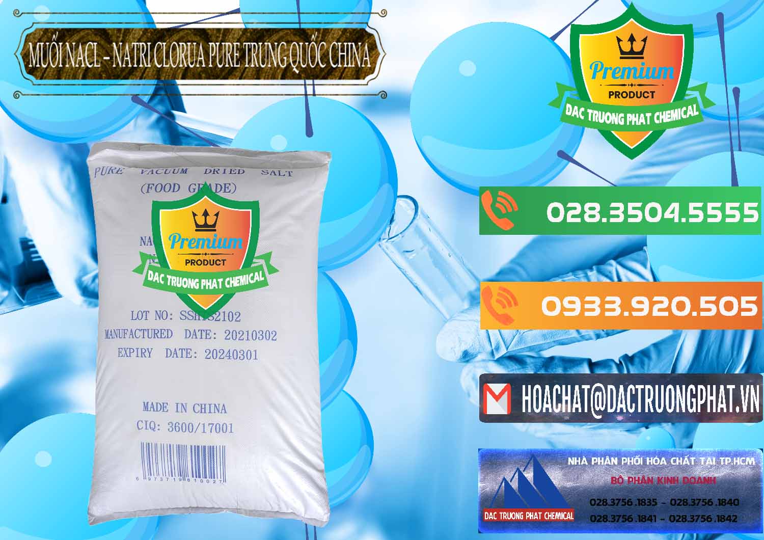 Kinh doanh và bán Muối NaCL – Sodium Chloride Pure Trung Quốc China - 0230 - Nơi phân phối ( cung cấp ) hóa chất tại TP.HCM - hoachatxulynuoc.com.vn