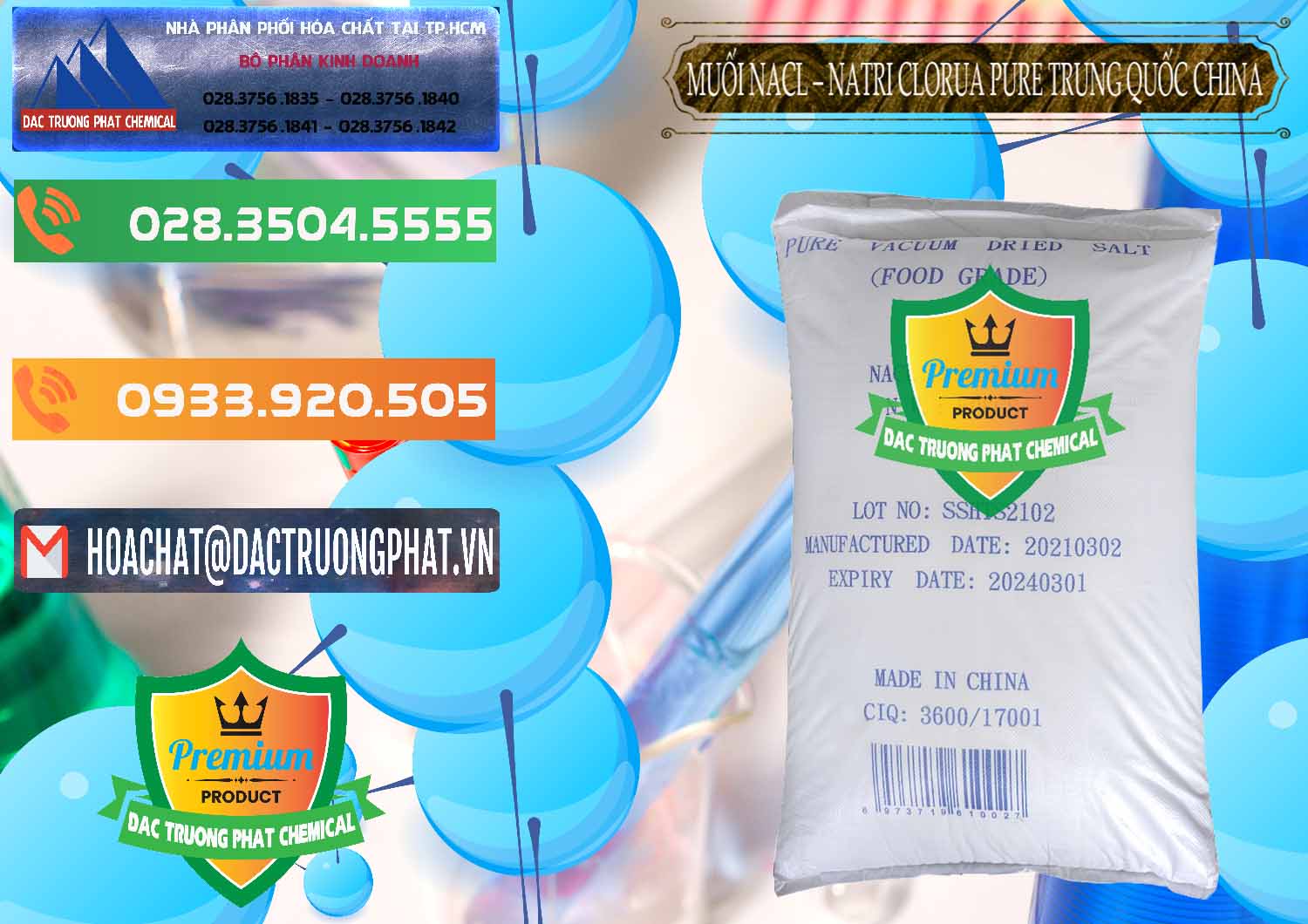 Đơn vị cung cấp ( bán ) Muối NaCL – Sodium Chloride Pure Trung Quốc China - 0230 - Chuyên cung cấp & kinh doanh hóa chất tại TP.HCM - hoachatxulynuoc.com.vn