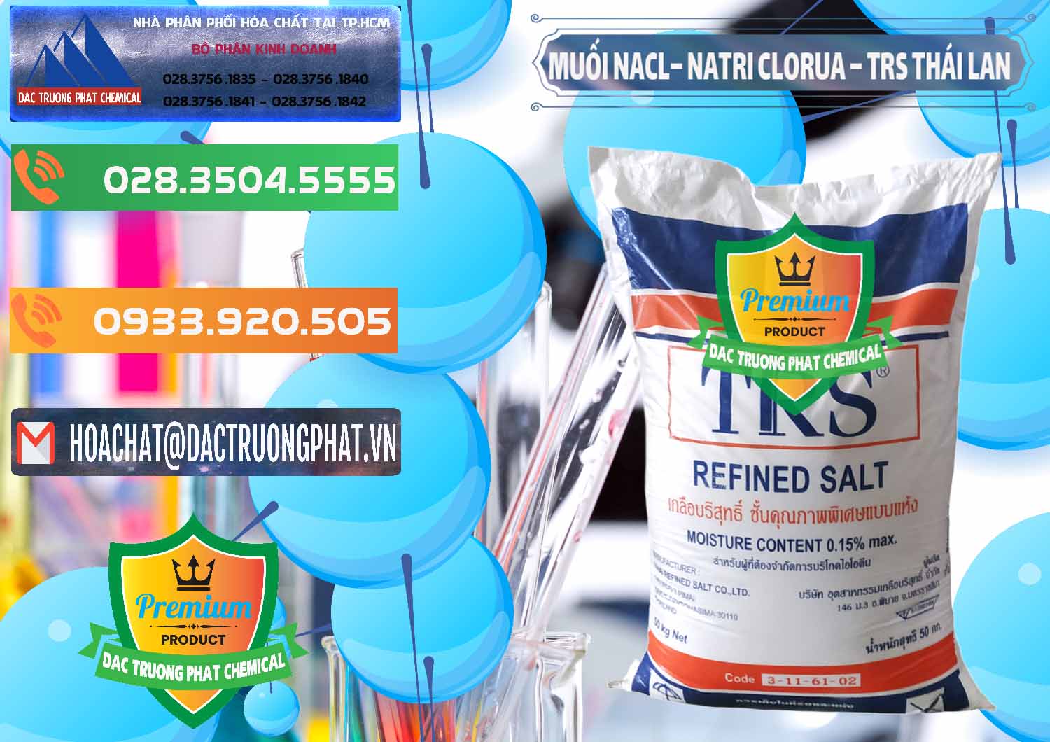 Cty chuyên bán & cung ứng Muối NaCL – Sodium Chloride TRS Thái Lan - 0096 - Đơn vị cung ứng - phân phối hóa chất tại TP.HCM - hoachatxulynuoc.com.vn