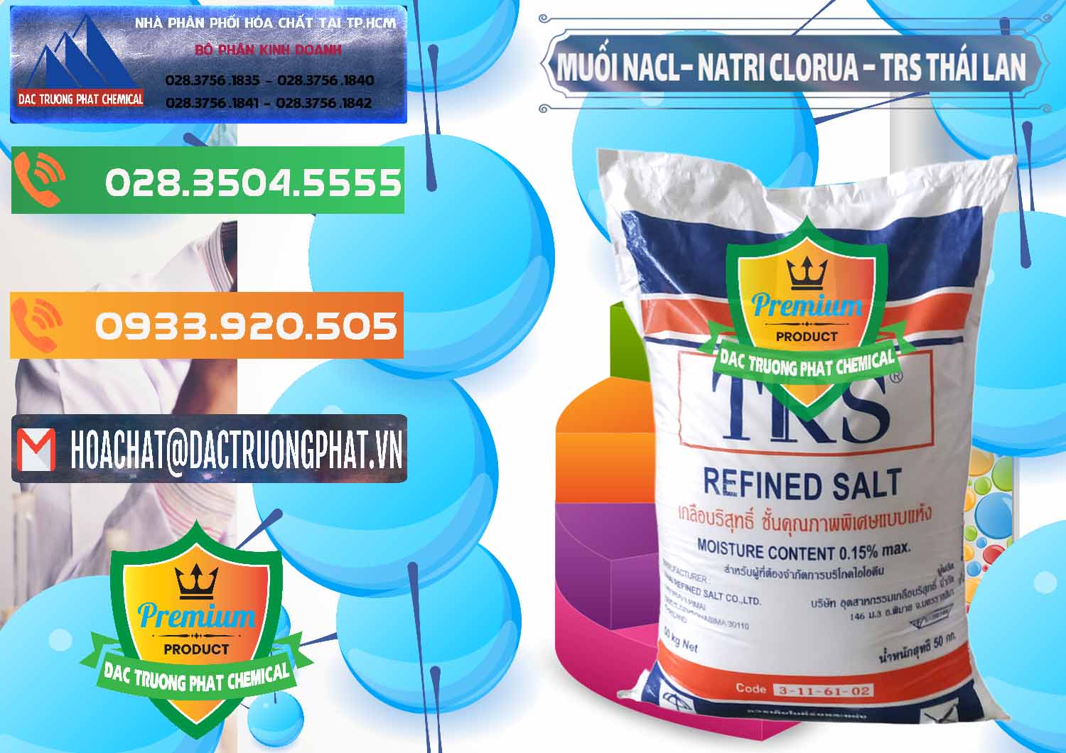 Công ty chuyên bán _ cung ứng Muối NaCL – Sodium Chloride TRS Thái Lan - 0096 - Nhà nhập khẩu - phân phối hóa chất tại TP.HCM - hoachatxulynuoc.com.vn