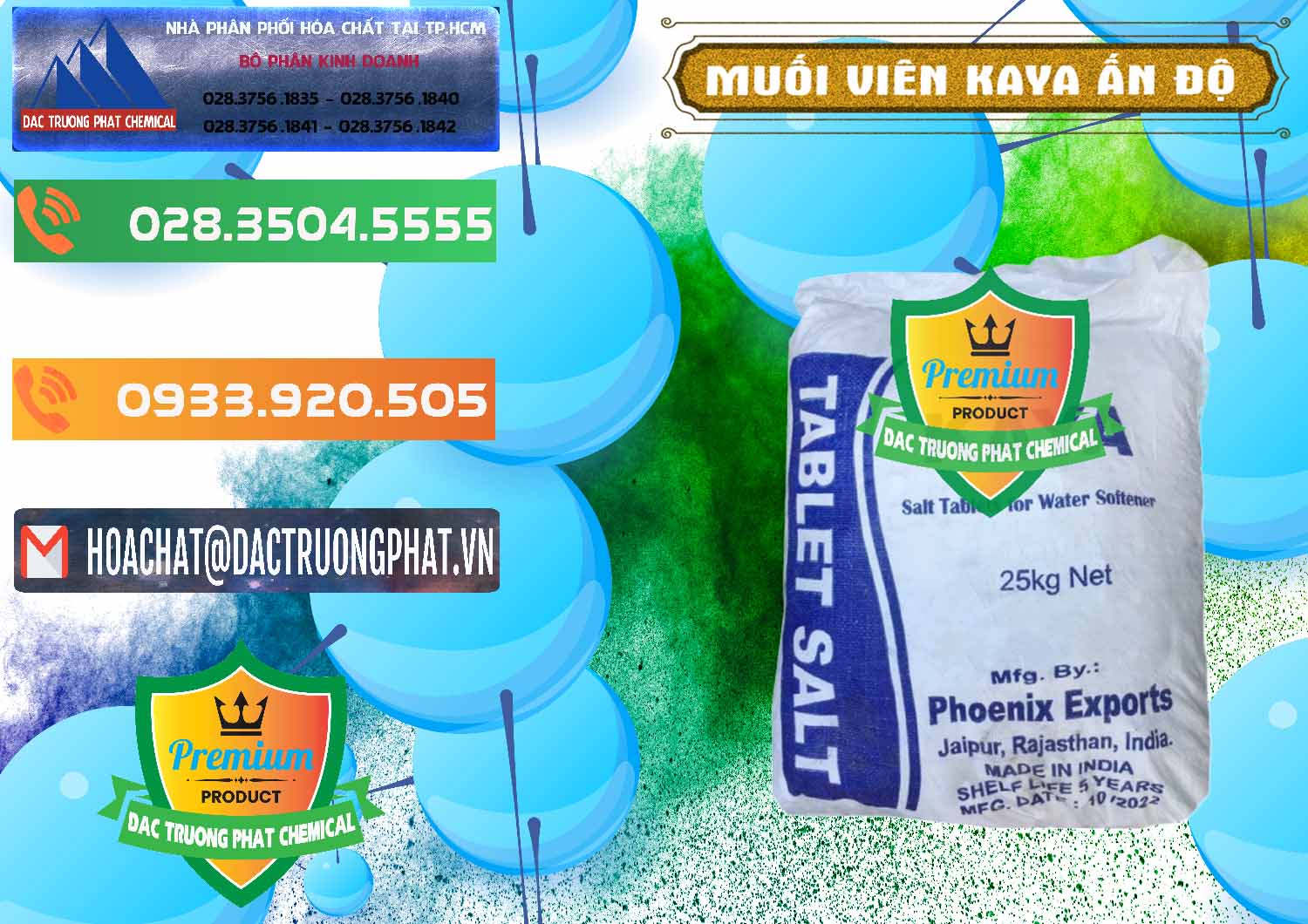 Đơn vị bán ( cung ứng ) Muối NaCL – Sodium Chloride Dạng Viên Tablets Kaya Ấn Độ India - 0368 - Nơi phân phối và cung ứng hóa chất tại TP.HCM - hoachatxulynuoc.com.vn
