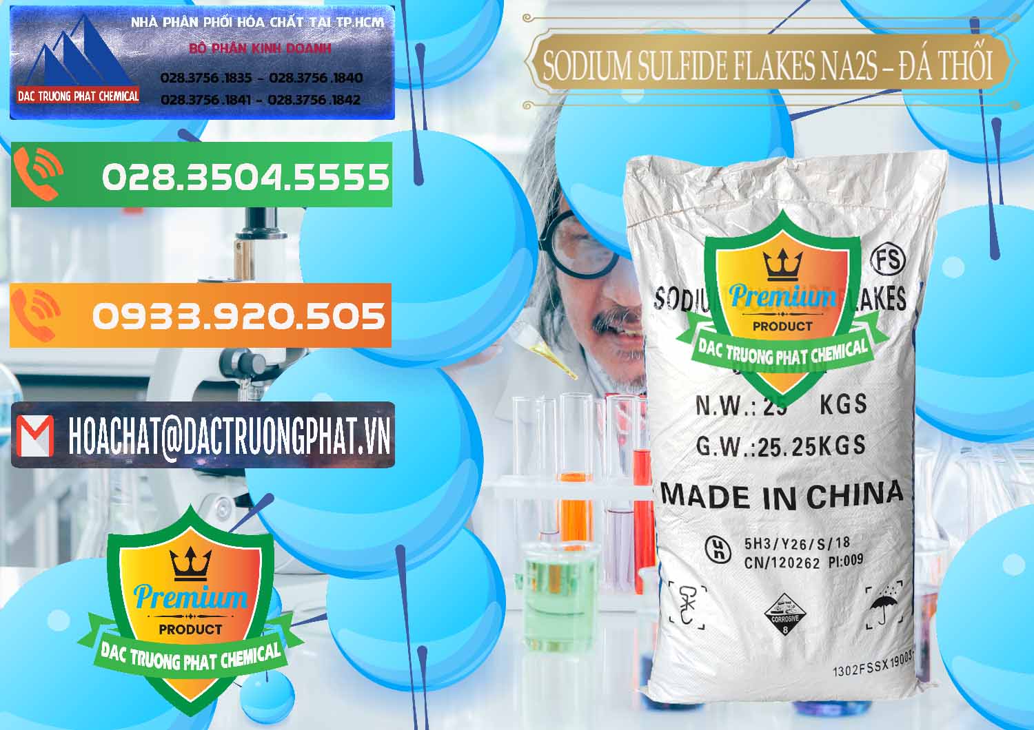 Đơn vị chuyên bán - phân phối Sodium Sulfide Flakes NA2S – Đá Thối Đỏ Trung Quốc China - 0150 - Đơn vị chuyên cung cấp ( nhập khẩu ) hóa chất tại TP.HCM - hoachatxulynuoc.com.vn