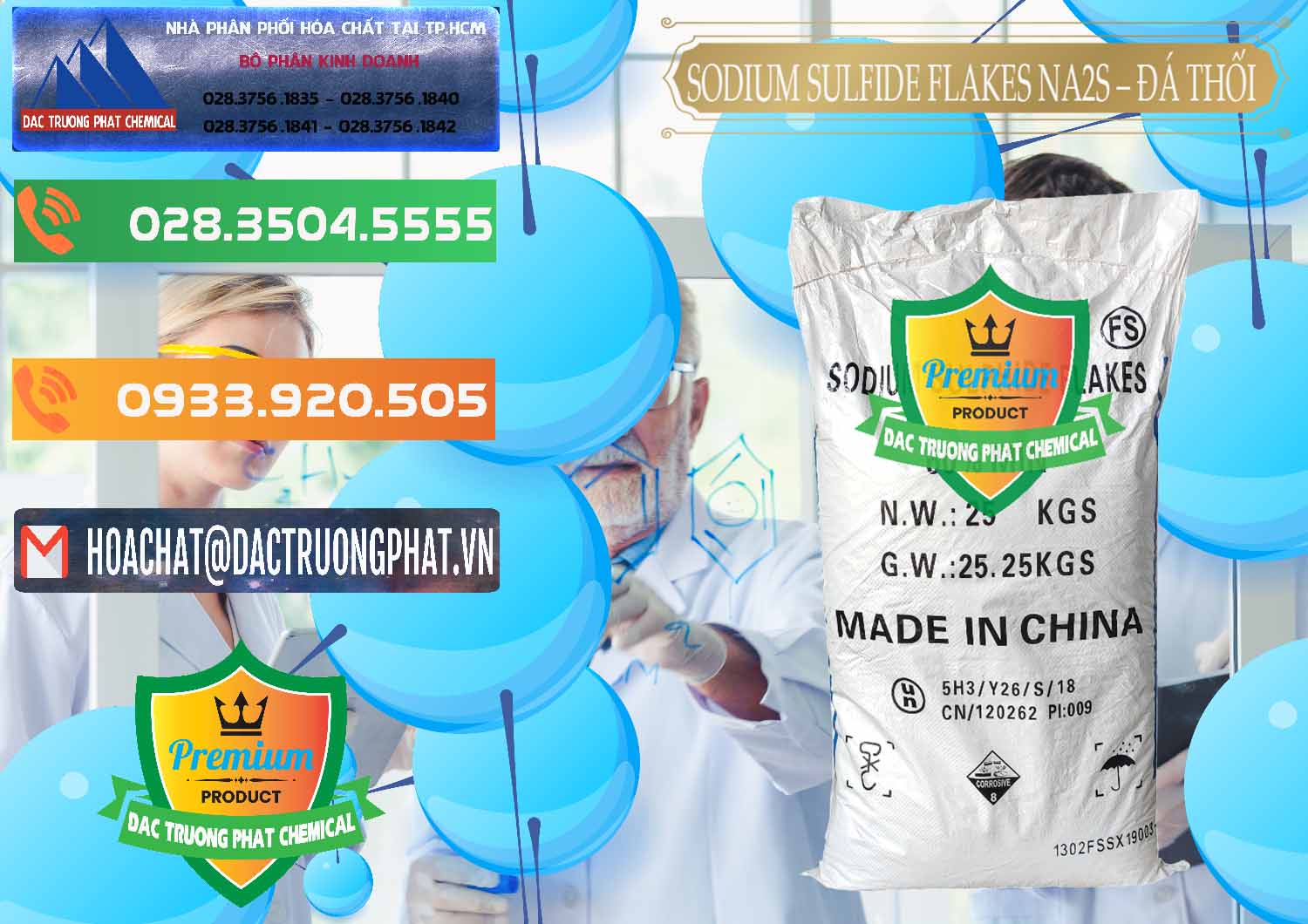 Đơn vị chuyên bán - phân phối Sodium Sulfide Flakes NA2S – Đá Thối Đỏ Trung Quốc China - 0150 - Công ty chuyên phân phối và nhập khẩu hóa chất tại TP.HCM - hoachatxulynuoc.com.vn