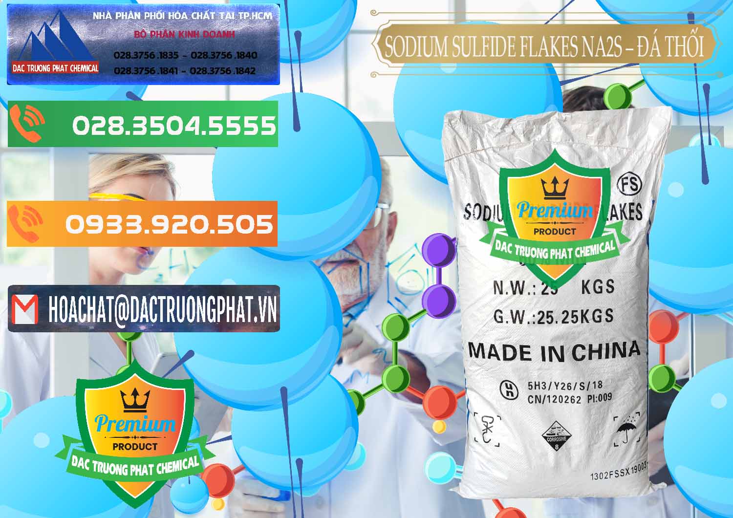 Nơi chuyên bán _ cung ứng Sodium Sulfide Flakes NA2S – Đá Thối Đỏ Trung Quốc China - 0150 - Công ty nhập khẩu & phân phối hóa chất tại TP.HCM - hoachatxulynuoc.com.vn