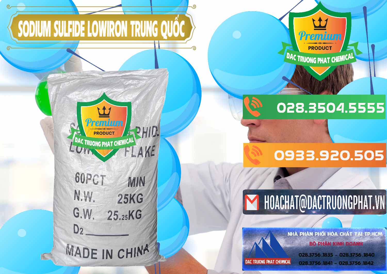 Nơi chuyên bán - phân phối Sodium Sulfide NA2S – Đá Thối Lowiron Trung Quốc China - 0227 - Đơn vị cung cấp _ bán hóa chất tại TP.HCM - hoachatxulynuoc.com.vn