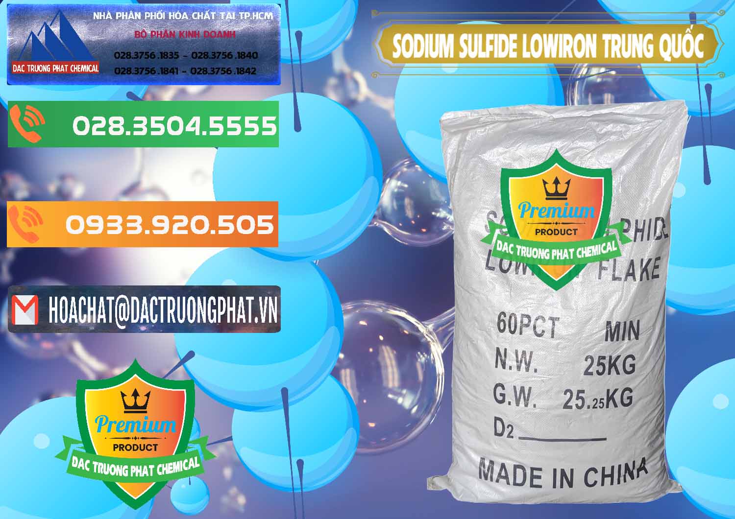 Cty chuyên cung cấp & bán Sodium Sulfide NA2S – Đá Thối Lowiron Trung Quốc China - 0227 - Cty cung cấp và kinh doanh hóa chất tại TP.HCM - hoachatxulynuoc.com.vn