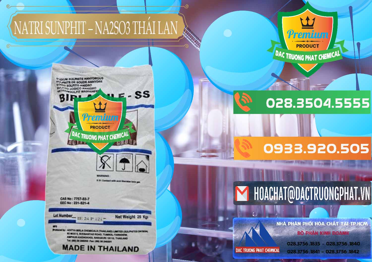 Đơn vị phân phối - bán Natri Sunphit - NA2SO3 Thái Lan - 0105 - Nơi chuyên kinh doanh - phân phối hóa chất tại TP.HCM - hoachatxulynuoc.com.vn
