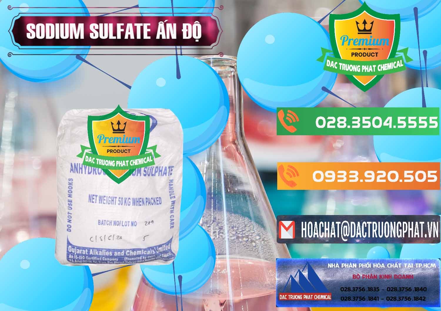 Chuyên kinh doanh & bán Sodium Sulphate - Muối Sunfat Na2SO4 GACL Ấn Độ India - 0461 - Nhà phân phối - nhập khẩu hóa chất tại TP.HCM - hoachatxulynuoc.com.vn