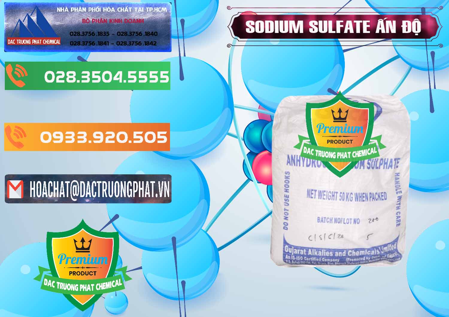 Nhập khẩu ( bán ) Sodium Sulphate - Muối Sunfat Na2SO4 GACL Ấn Độ India - 0461 - Nơi chuyên kinh doanh và cung cấp hóa chất tại TP.HCM - hoachatxulynuoc.com.vn