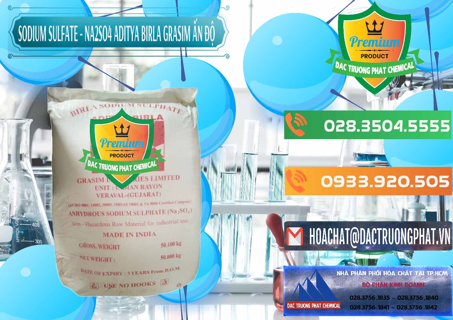 Nơi chuyên bán _ cung ứng Sodium Sulphate - Muối Sunfat Na2SO4 Grasim Ấn Độ India - 0356 - Công ty cung ứng và phân phối hóa chất tại TP.HCM - hoachatxulynuoc.com.vn