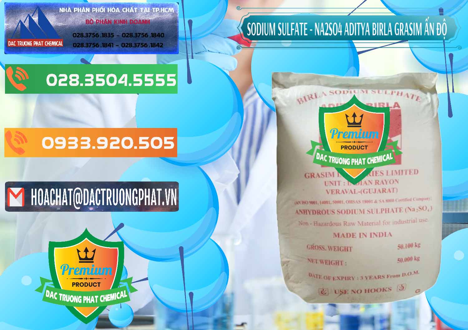 Công ty chuyên bán và cung cấp Sodium Sulphate - Muối Sunfat Na2SO4 Grasim Ấn Độ India - 0356 - Nơi chuyên phân phối & nhập khẩu hóa chất tại TP.HCM - hoachatxulynuoc.com.vn