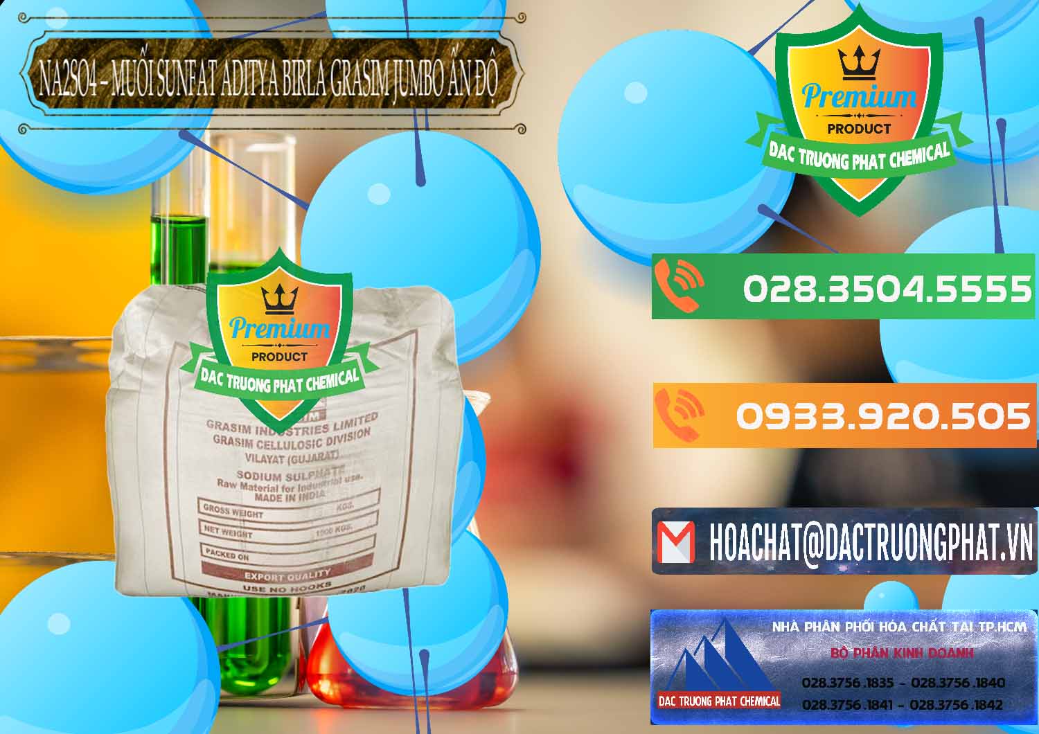 Nhà nhập khẩu _ bán Sodium Sulphate - Muối Sunfat Na2SO4 Jumbo Bành Aditya Birla Grasim Ấn Độ India - 0357 - Chuyên phân phối _ kinh doanh hóa chất tại TP.HCM - hoachatxulynuoc.com.vn