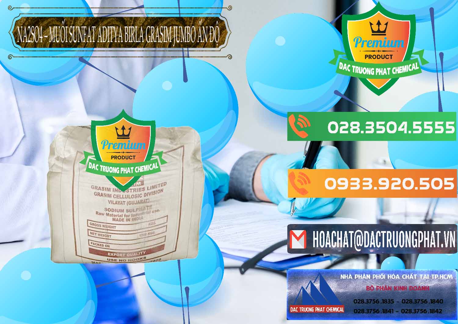 Nơi cung ứng _ bán Sodium Sulphate - Muối Sunfat Na2SO4 Jumbo Bành Aditya Birla Grasim Ấn Độ India - 0357 - Nhà phân phối - bán hóa chất tại TP.HCM - hoachatxulynuoc.com.vn