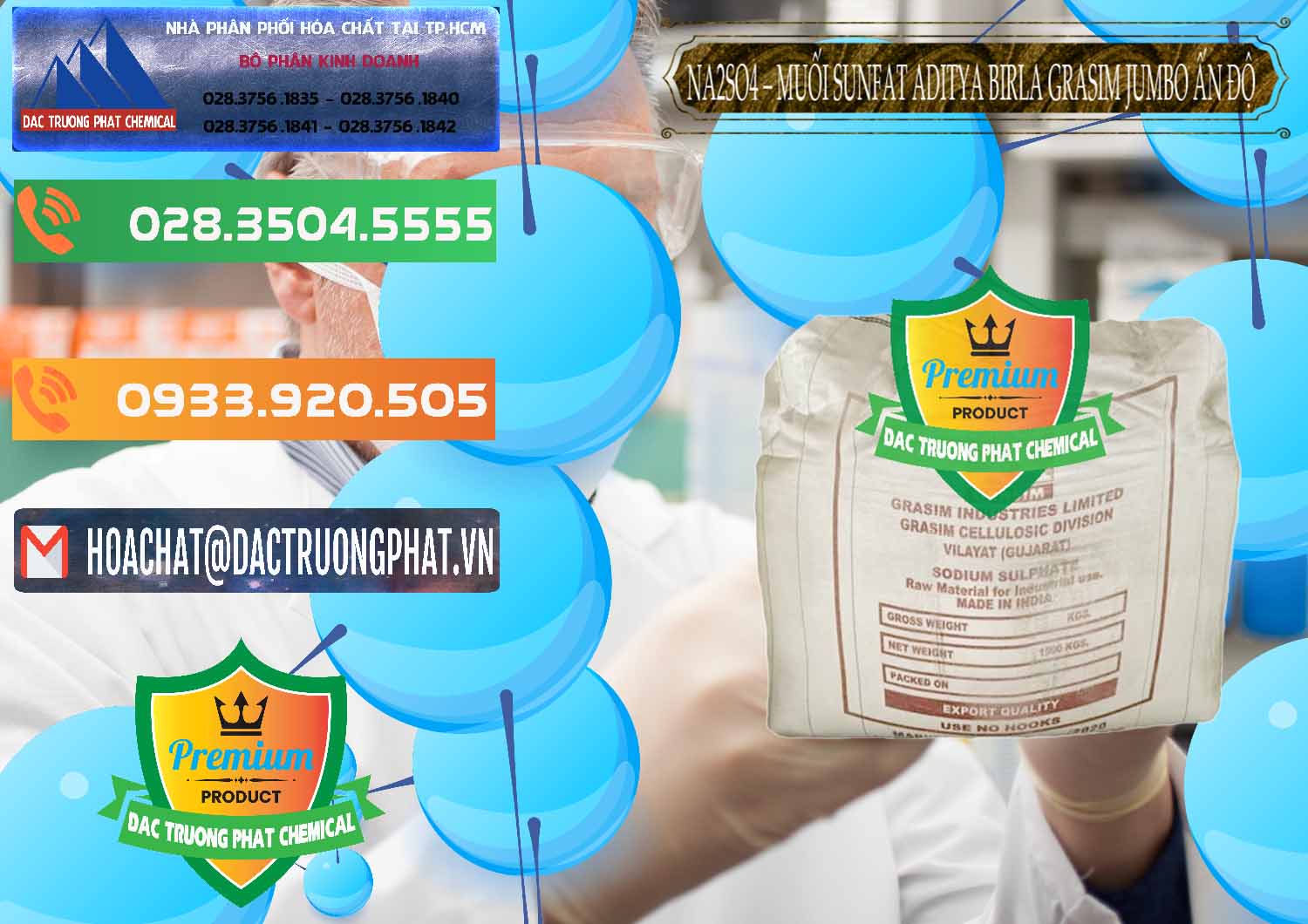 Nơi chuyên cung ứng - bán Sodium Sulphate - Muối Sunfat Na2SO4 Jumbo Bành Aditya Birla Grasim Ấn Độ India - 0357 - Cung cấp - phân phối hóa chất tại TP.HCM - hoachatxulynuoc.com.vn