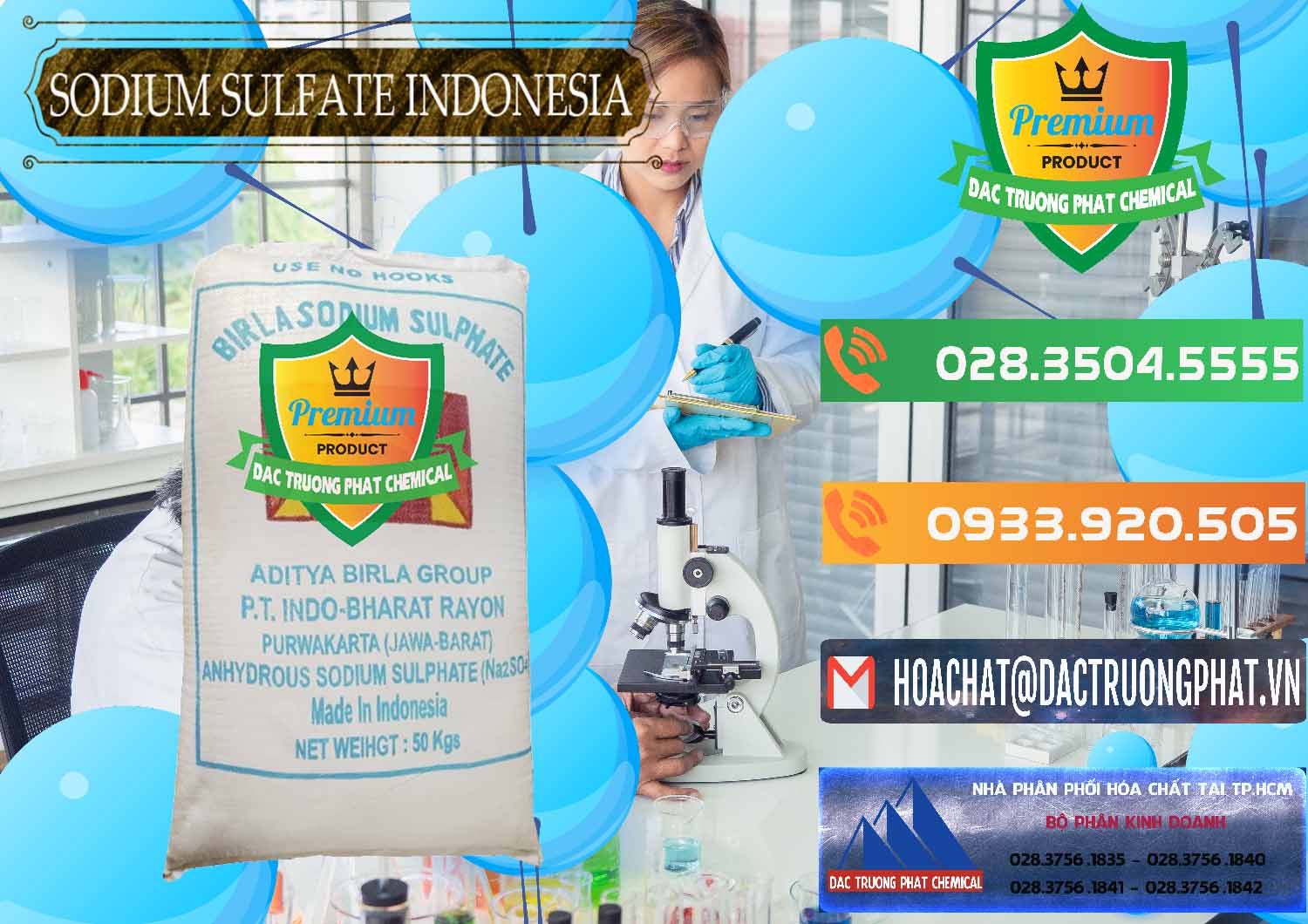 Đơn vị nhập khẩu - bán Sodium Sulphate - Muối Sunfat Na2SO4 99% Indonesia - 0459 - Phân phối & cung ứng hóa chất tại TP.HCM - hoachatxulynuoc.com.vn