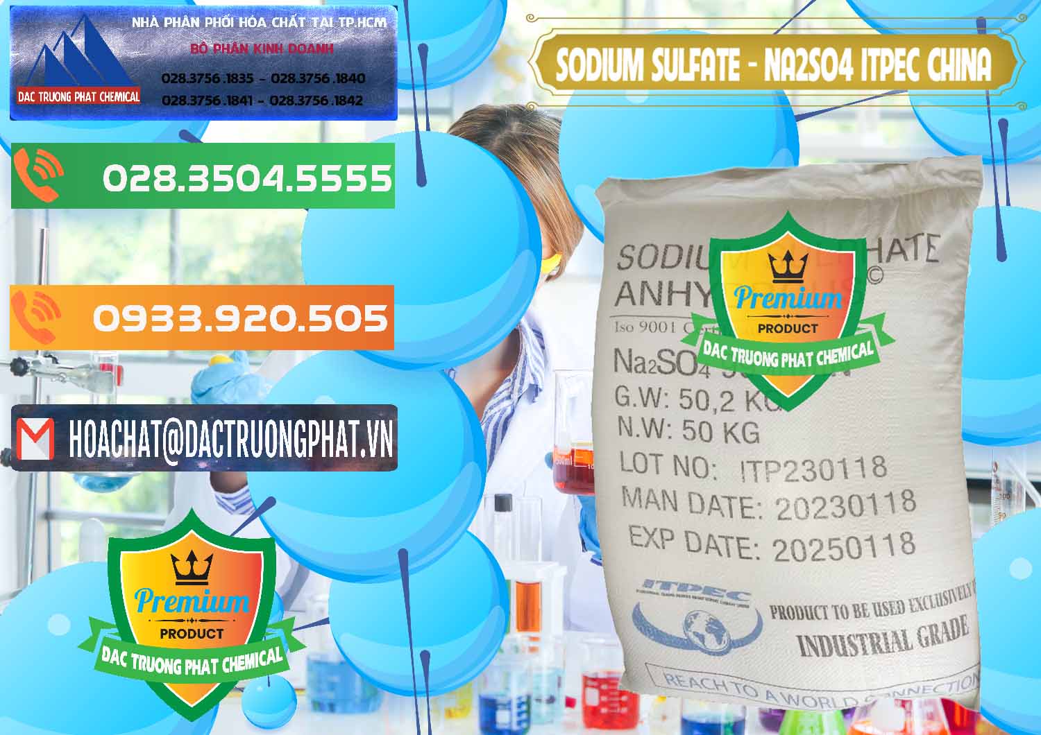 Đơn vị chuyên cung cấp ( bán ) Sodium Sulphate - Muối Sunfat Na2SO4 ITPEC Trung Quốc China - 0340 - Nhà cung cấp - phân phối hóa chất tại TP.HCM - hoachatxulynuoc.com.vn