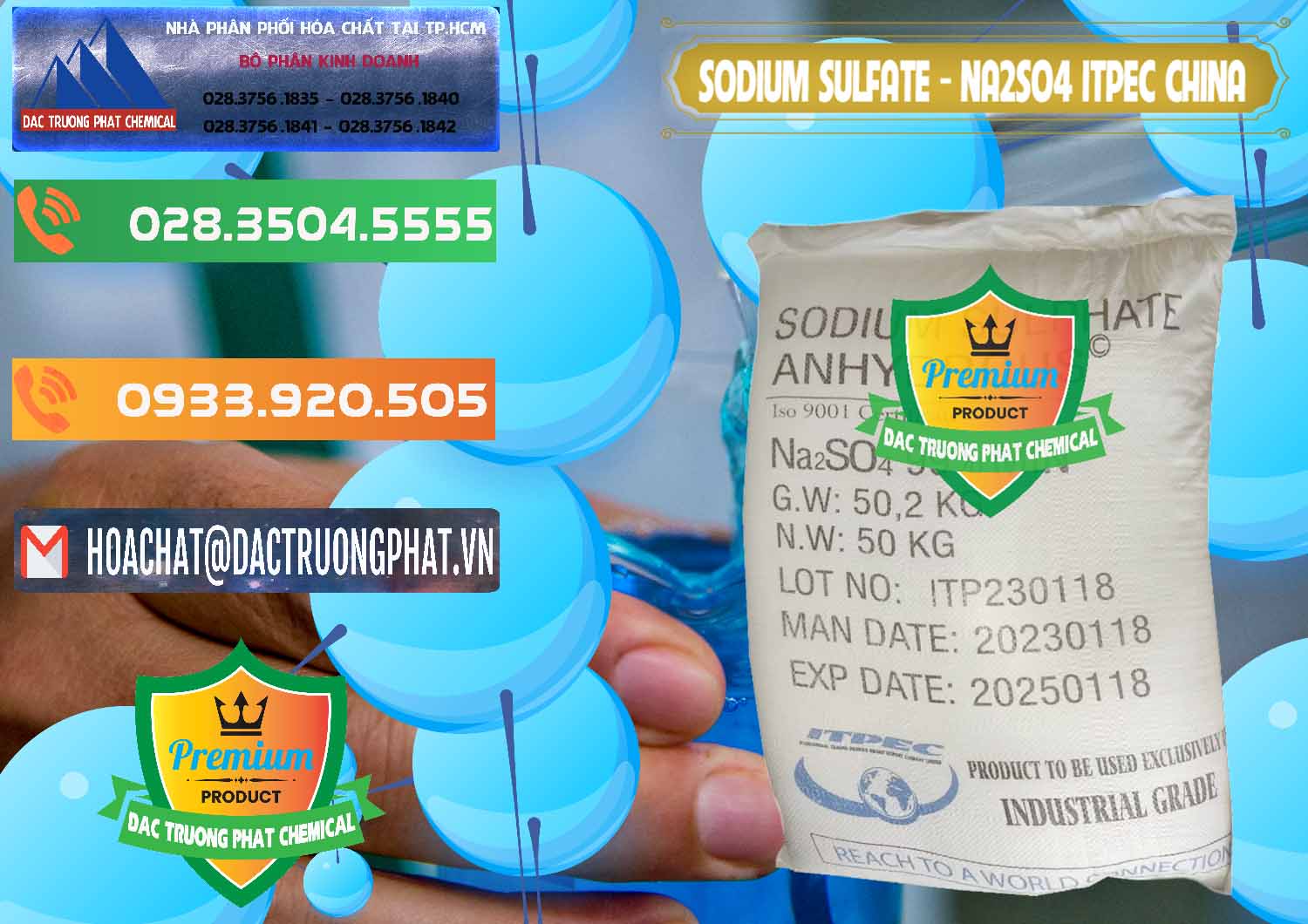 Công ty bán ( cung cấp ) Sodium Sulphate - Muối Sunfat Na2SO4 ITPEC Trung Quốc China - 0340 - Đơn vị chuyên phân phối ( bán ) hóa chất tại TP.HCM - hoachatxulynuoc.com.vn