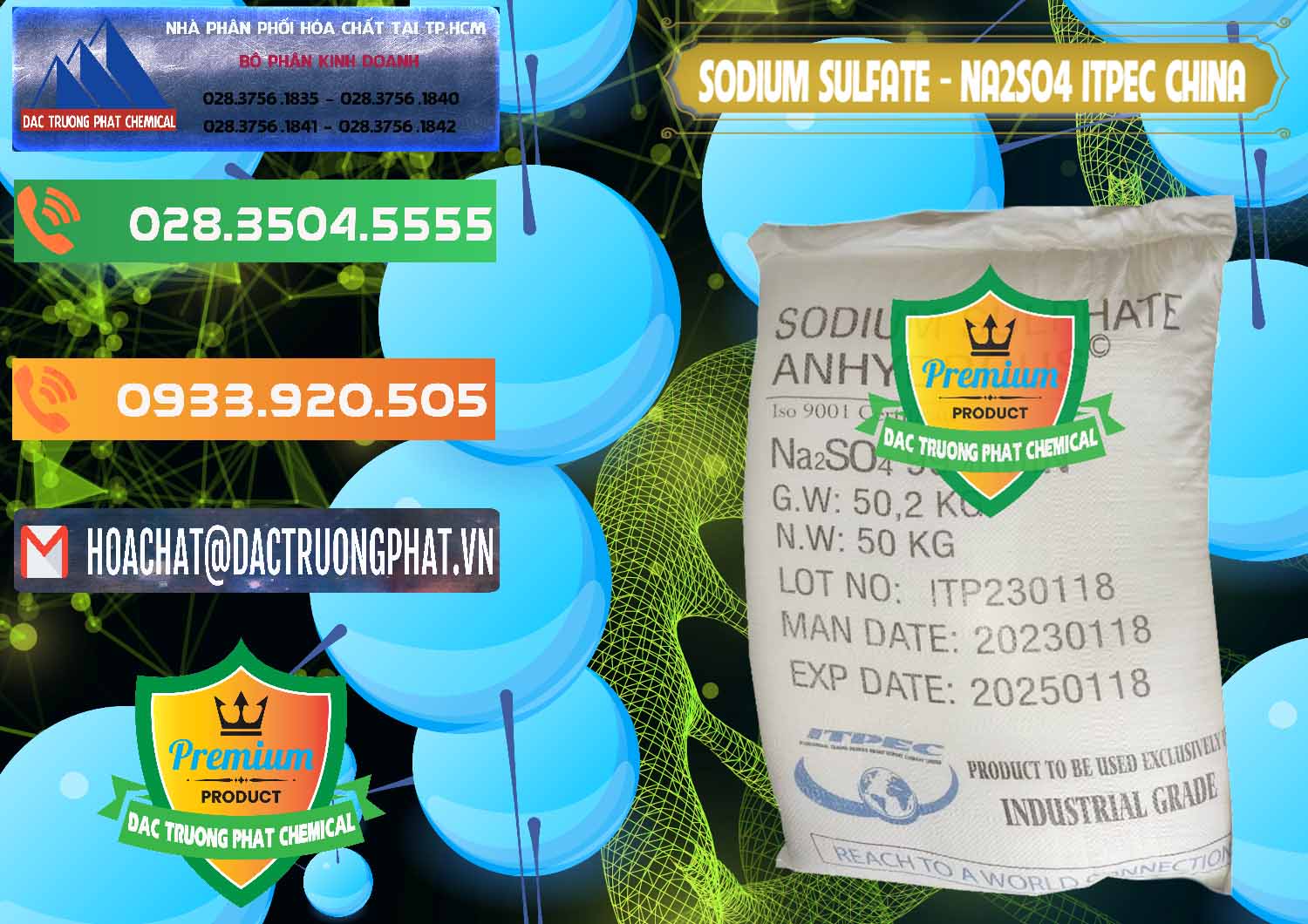Nơi chuyên bán ( cung cấp ) Sodium Sulphate - Muối Sunfat Na2SO4 ITPEC Trung Quốc China - 0340 - Nhà phân phối - kinh doanh hóa chất tại TP.HCM - hoachatxulynuoc.com.vn