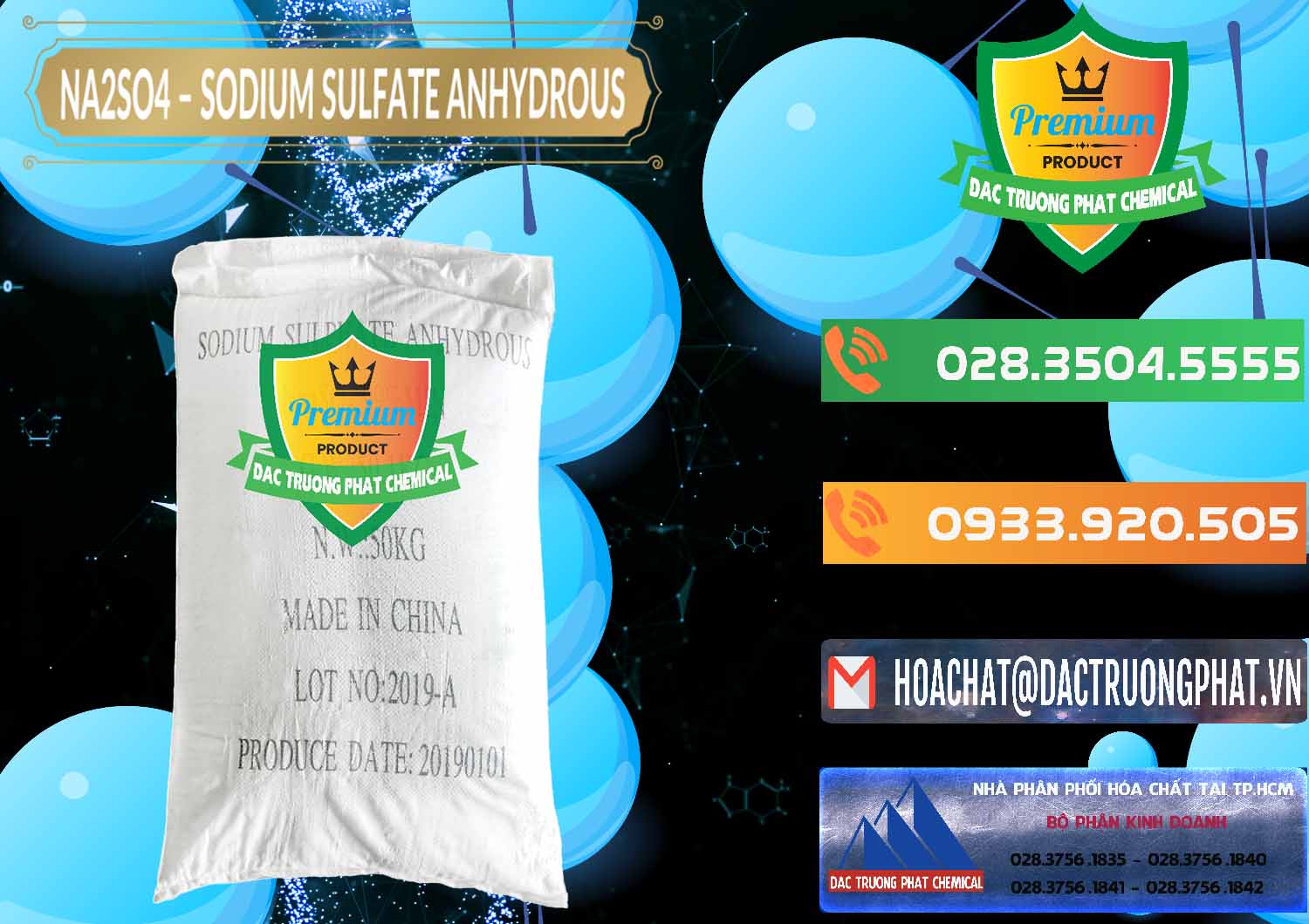 Công ty nhập khẩu ( bán ) Sodium Sulphate - Muối Sunfat Na2SO4 PH 6-8 Trung Quốc China - 0099 - Chuyên bán và phân phối hóa chất tại TP.HCM - hoachatxulynuoc.com.vn
