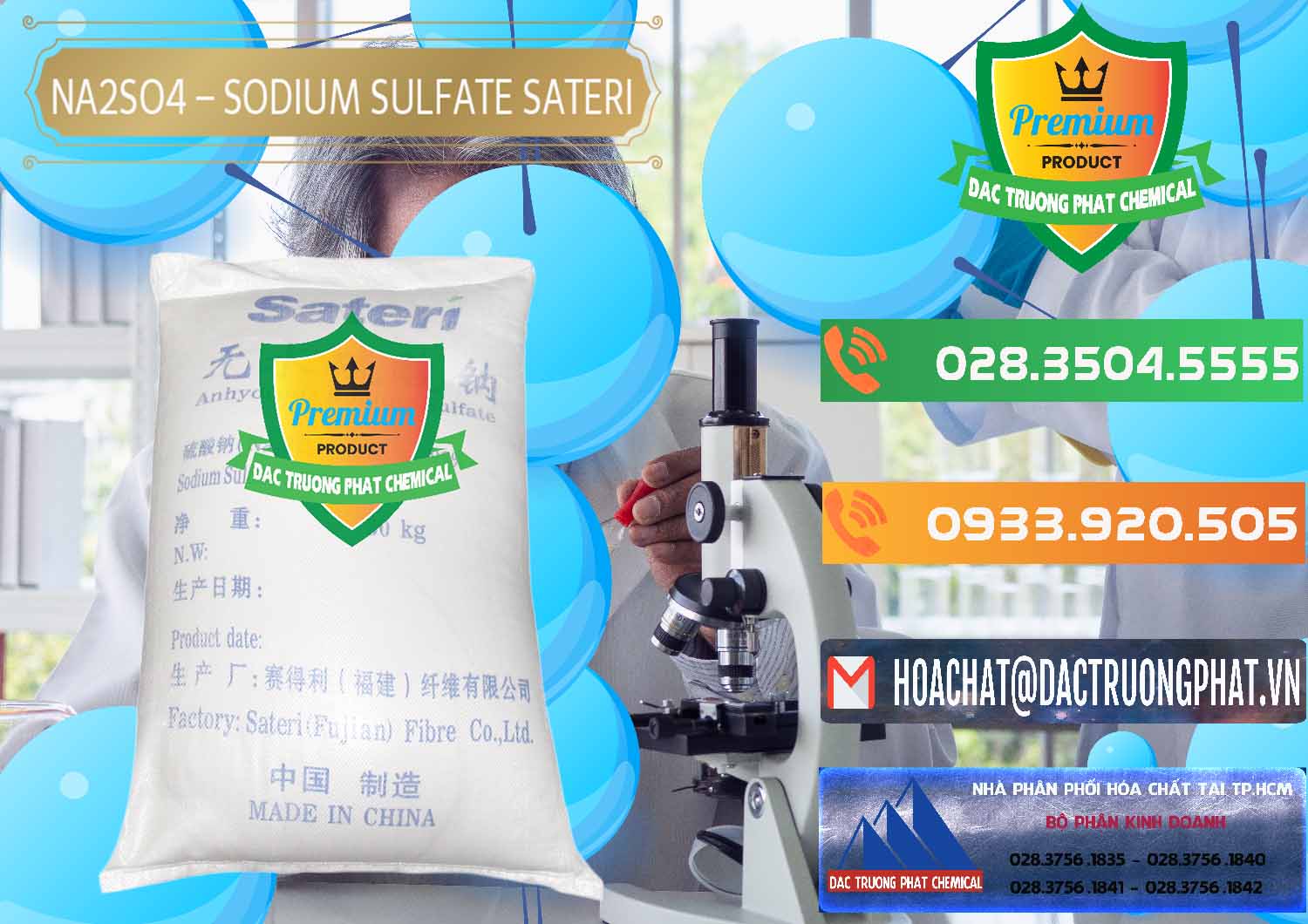 Cty bán _ cung cấp Sodium Sulphate - Muối Sunfat Na2SO4 Sateri Trung Quốc China - 0100 - Đơn vị cung cấp và bán hóa chất tại TP.HCM - hoachatxulynuoc.com.vn
