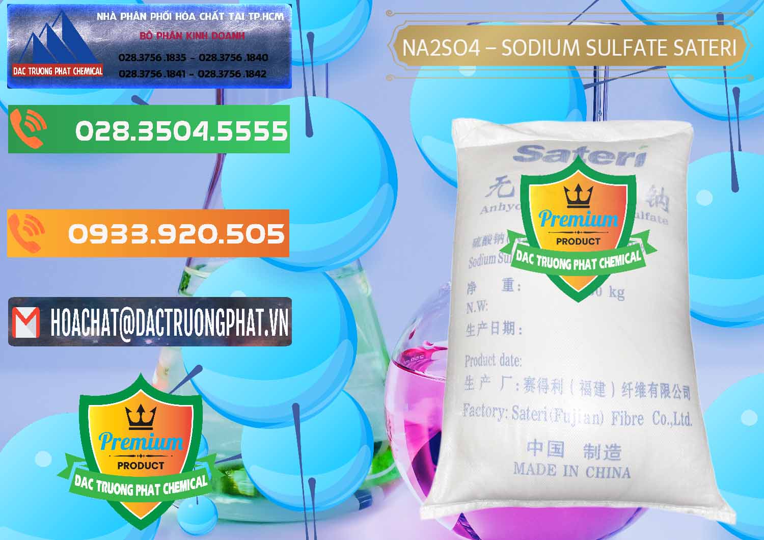Cty chuyên bán & cung ứng Sodium Sulphate - Muối Sunfat Na2SO4 Sateri Trung Quốc China - 0100 - Đơn vị chuyên nhập khẩu và cung cấp hóa chất tại TP.HCM - hoachatxulynuoc.com.vn