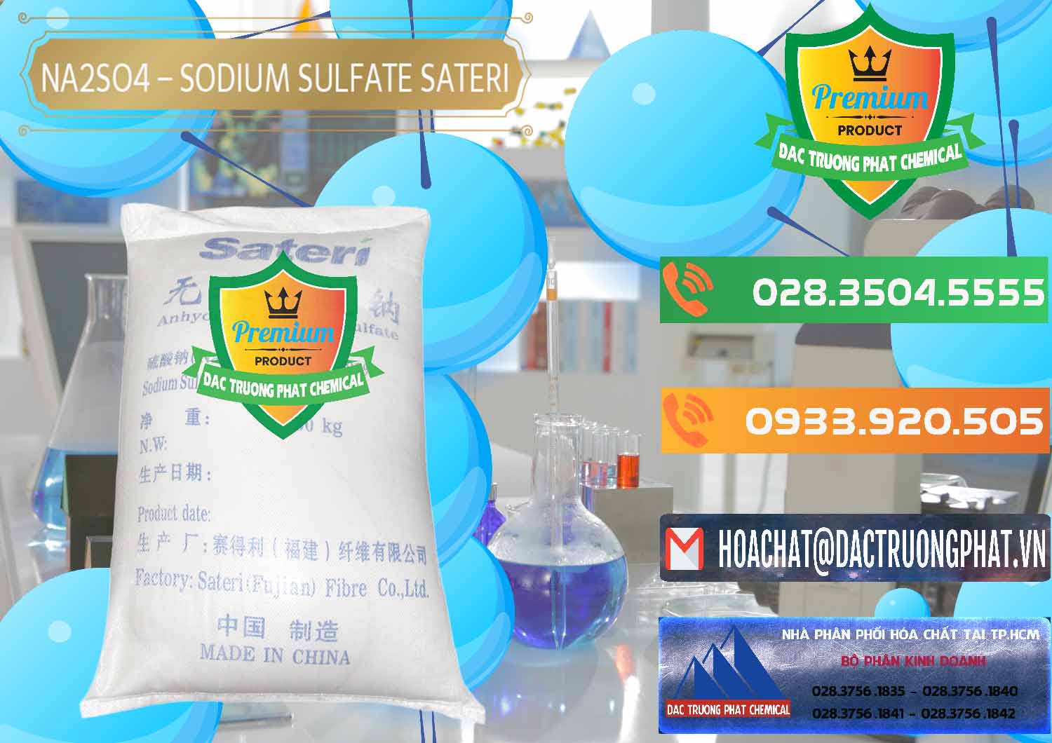 Địa chỉ chuyên bán Þ thương mại Muối Sulfate & Powder Muối Sulfate Natri Sateri Trung Quốc China tại Sóc Trăng Đơn vị chuyên bán - cung cấp Sodium Sulphate - Muối Sunfat Na2SO4 Sateri Trung Quốc China - 0100 - Công ty chuyên phân phối - nhập khẩu hóa chất tại TP.HCM - hoachatxulynuoc.com.vn