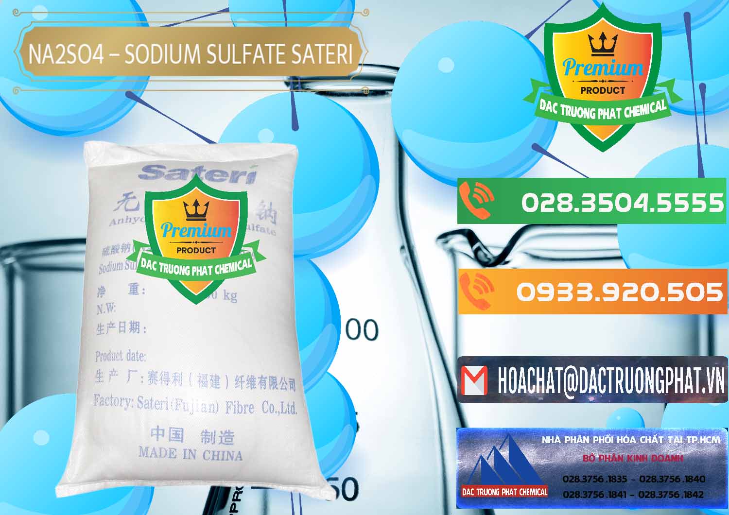 Cty bán \ cung cấp Sulfate Natri & Muối Sulfate Sateri Trung Quốc China Cty kinh doanh & bán Sodium Sulphate - Muối Sunfat Na2SO4 Sateri Trung Quốc China - 0100 - Cty bán - cung cấp hóa chất tại TP.HCM - hoachatxulynuoc.com.vn
