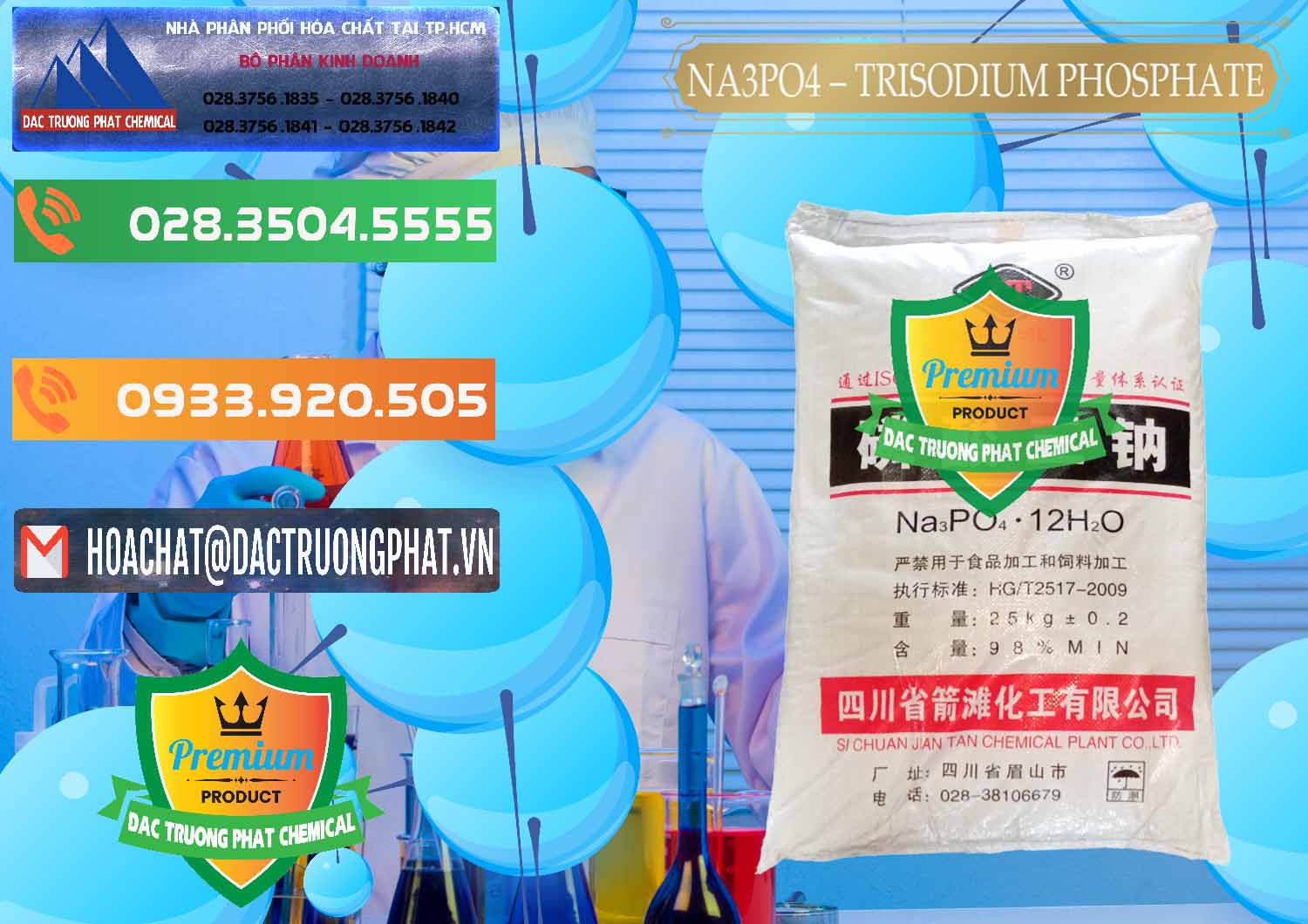 Cty chuyên cung ứng ( bán ) Na3PO4 – Trisodium Phosphate Trung Quốc China JT - 0102 - Phân phối _ kinh doanh hóa chất tại TP.HCM - hoachatxulynuoc.com.vn
