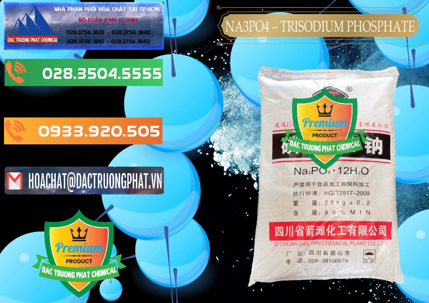 Công ty chuyên cung ứng - bán Na3PO4 – Trisodium Phosphate Trung Quốc China JT - 0102 - Đơn vị kinh doanh và phân phối hóa chất tại TP.HCM - hoachatxulynuoc.com.vn