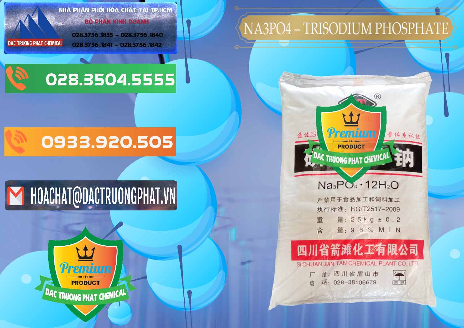 Đơn vị cung ứng và bán Na3PO4 – Trisodium Phosphate Trung Quốc China JT - 0102 - Cty phân phối - kinh doanh hóa chất tại TP.HCM - hoachatxulynuoc.com.vn