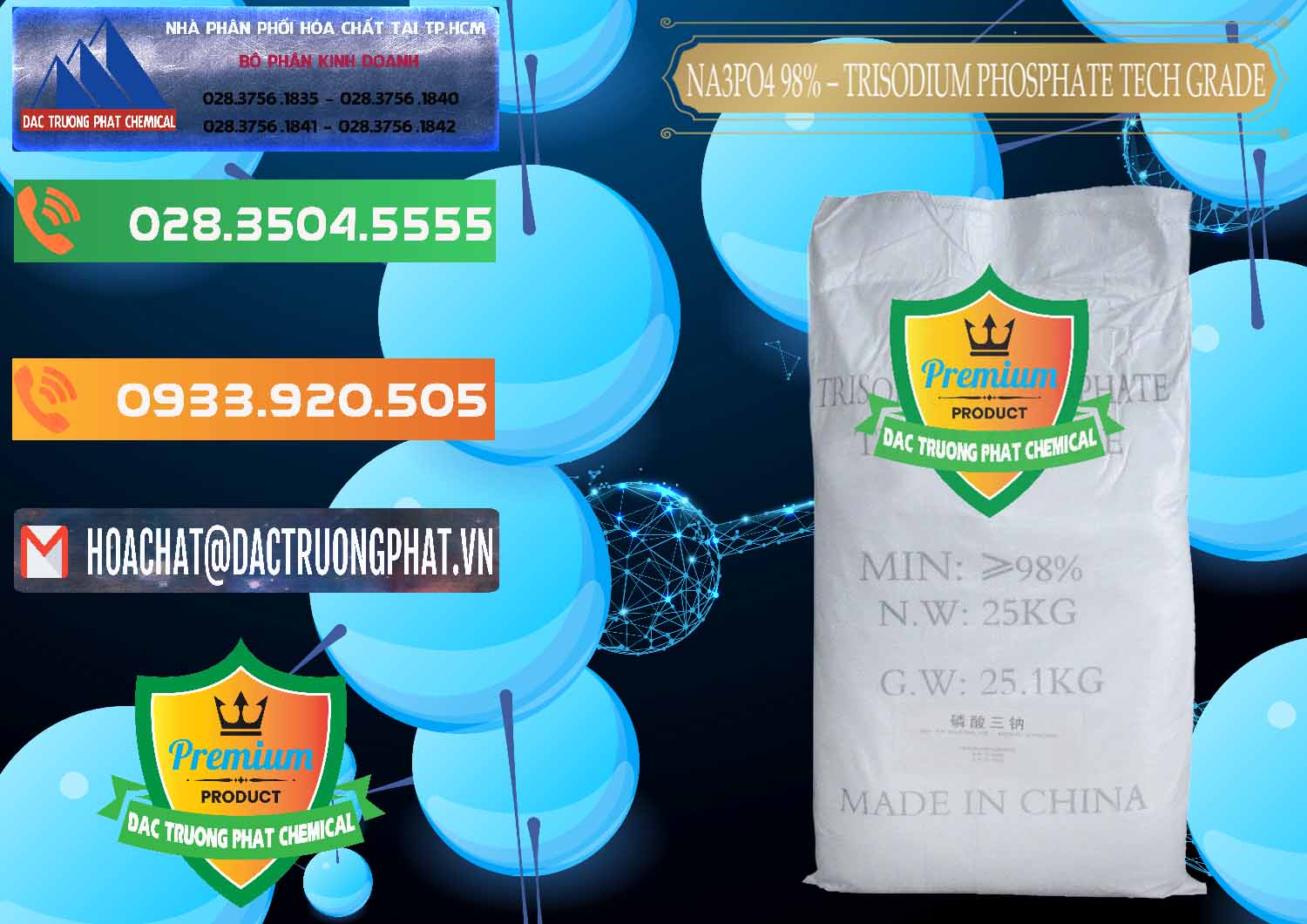 Đơn vị bán ( cung cấp ) Na3PO4 – Trisodium Phosphate 96% Tech Grade Trung Quốc China - 0104 - Cty chuyên phân phối & cung ứng hóa chất tại TP.HCM - hoachatxulynuoc.com.vn