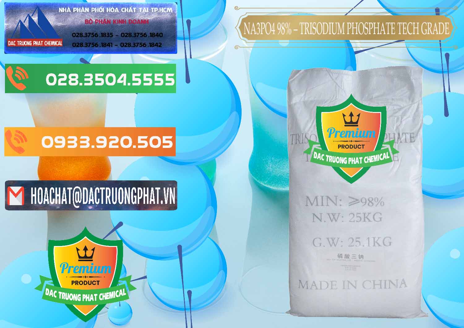 Cty bán ( cung cấp ) Na3PO4 – Trisodium Phosphate 96% Tech Grade Trung Quốc China - 0104 - Công ty cung cấp và phân phối hóa chất tại TP.HCM - hoachatxulynuoc.com.vn