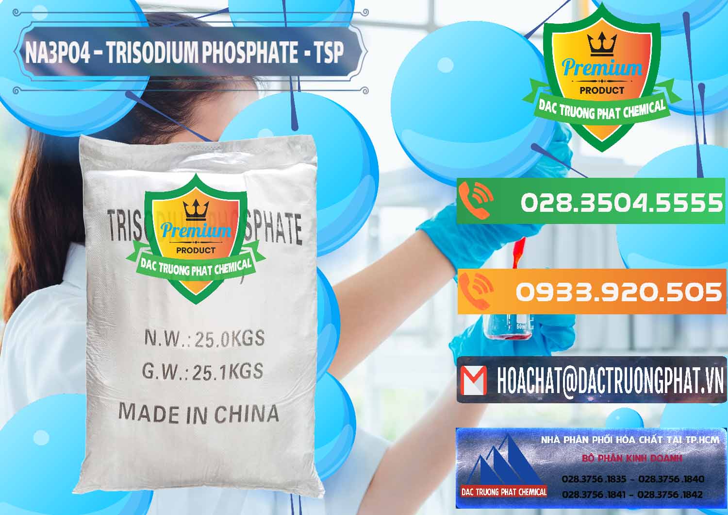 Đơn vị kinh doanh và bán Na3PO4 – Trisodium Phosphate Trung Quốc China TSP - 0103 - Cung cấp & kinh doanh hóa chất tại TP.HCM - hoachatxulynuoc.com.vn