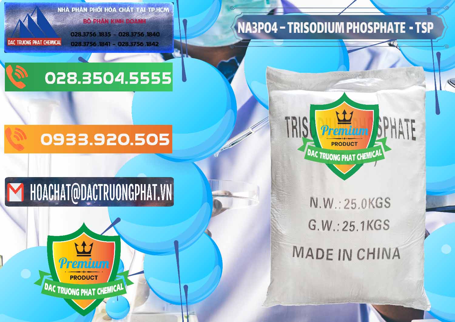 Đơn vị chuyên cung cấp _ bán Na3PO4 – Trisodium Phosphate Trung Quốc China TSP - 0103 - Đơn vị chuyên kinh doanh ( phân phối ) hóa chất tại TP.HCM - hoachatxulynuoc.com.vn