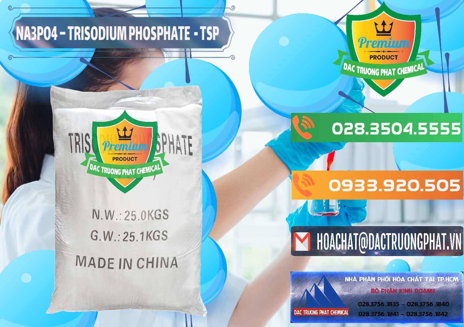 Đơn vị chuyên cung ứng — bán Natri Phosphat Bột - Trisodium Phosphate TSP Trung Quốc China tại Vĩnh Long Đơn vị kinh doanh và bán Na3PO4 – Trisodium Phosphate Trung Quốc China TSP - 0103 - Cung cấp & kinh doanh hóa chất tại TP.HCM - hoachatxulynuoc.com.vn