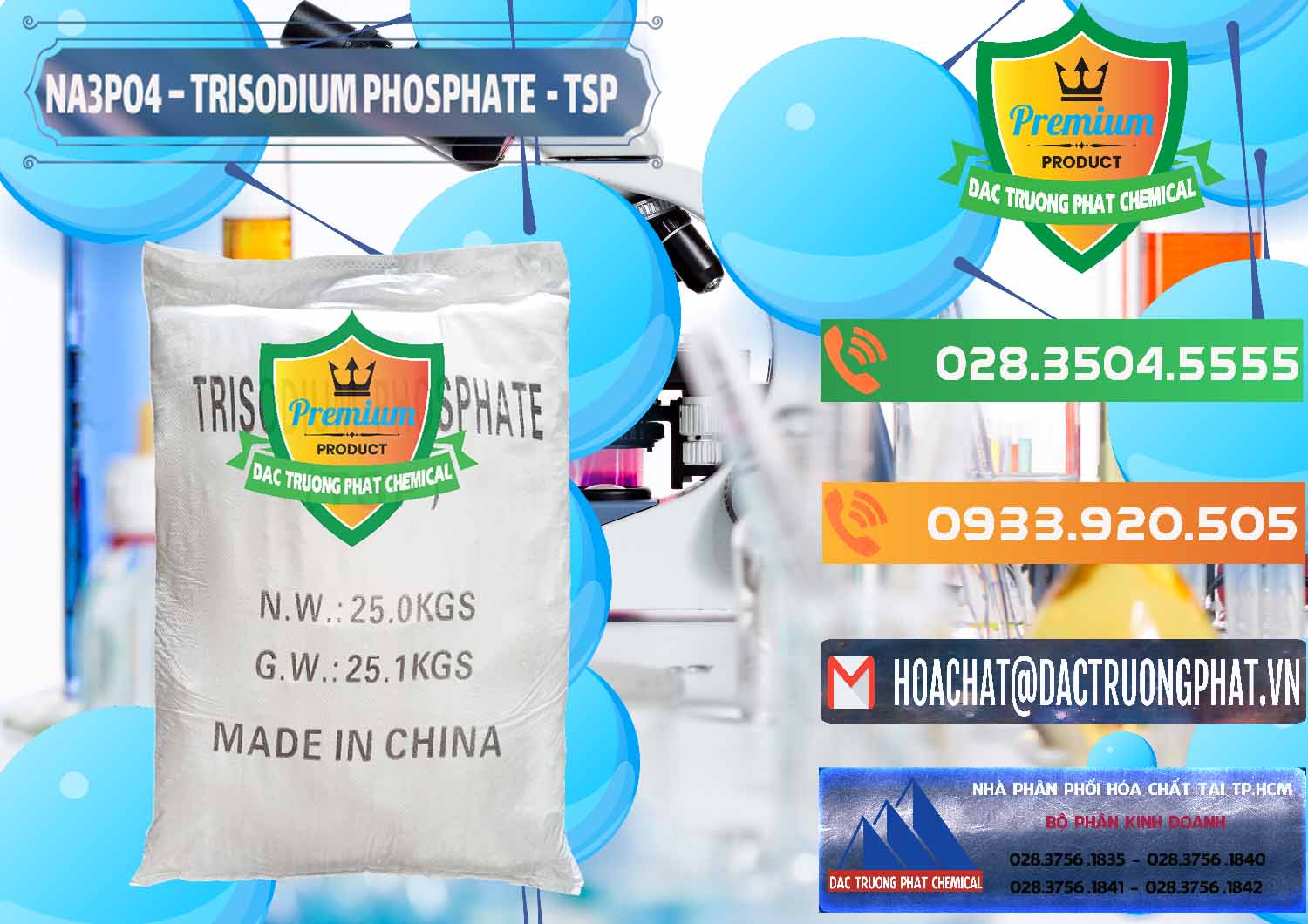 Đơn vị chuyên cung ứng — bán Natri Phosphat Bột - Trisodium Phosphate TSP Trung Quốc China tại Vĩnh Long Nhập khẩu - bán Na3PO4 – Trisodium Phosphate Trung Quốc China TSP - 0103 - Phân phối hóa chất tại TP.HCM - hoachatxulynuoc.com.vn