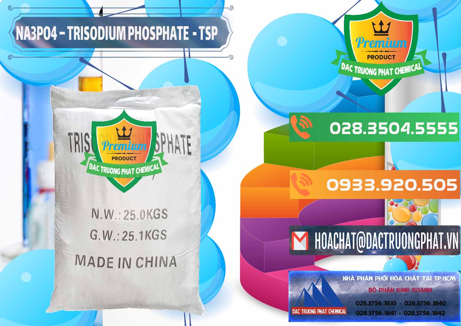 Địa chỉ bán > phân phối hóa chất Powder Sodium Na3PO4 _ Na3PO4 TSP Trung Quốc China Đơn vị chuyên bán & phân phối Na3PO4 – Trisodium Phosphate Trung Quốc China TSP - 0103 - Đơn vị chuyên cung cấp & bán hóa chất tại TP.HCM - hoachatxulynuoc.com.vn