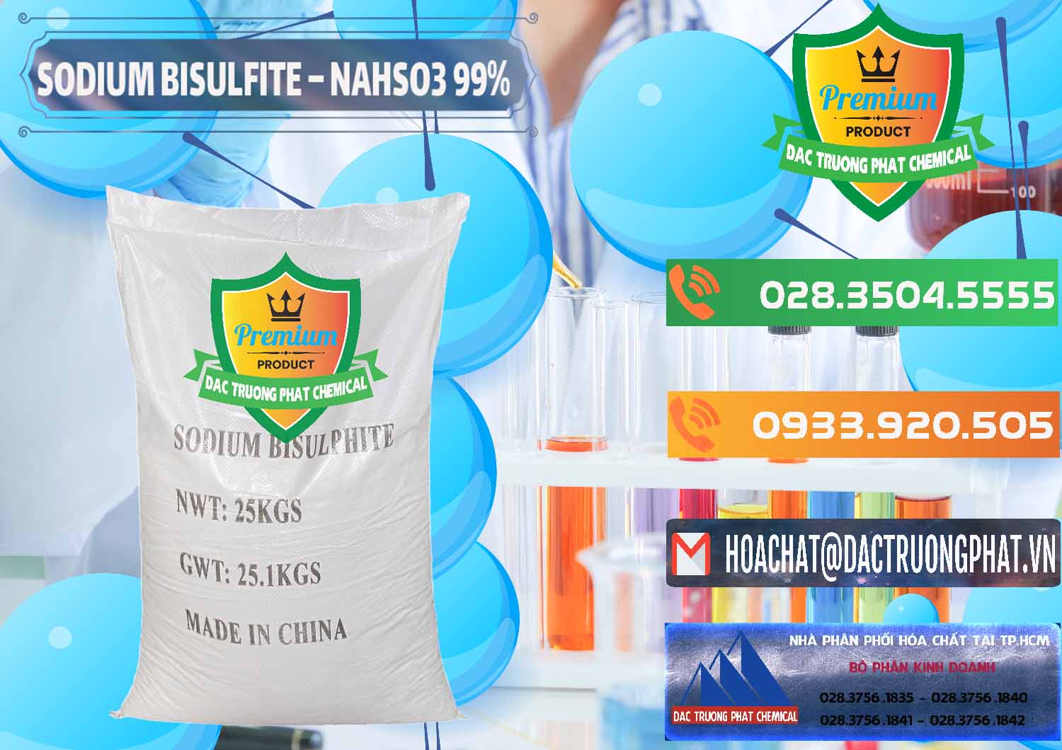 Nhà phân phối và bán Sodium Bisulfite – NAHSO3 Trung Quốc China - 0140 - Công ty phân phối - cung ứng hóa chất tại TP.HCM - hoachatxulynuoc.com.vn