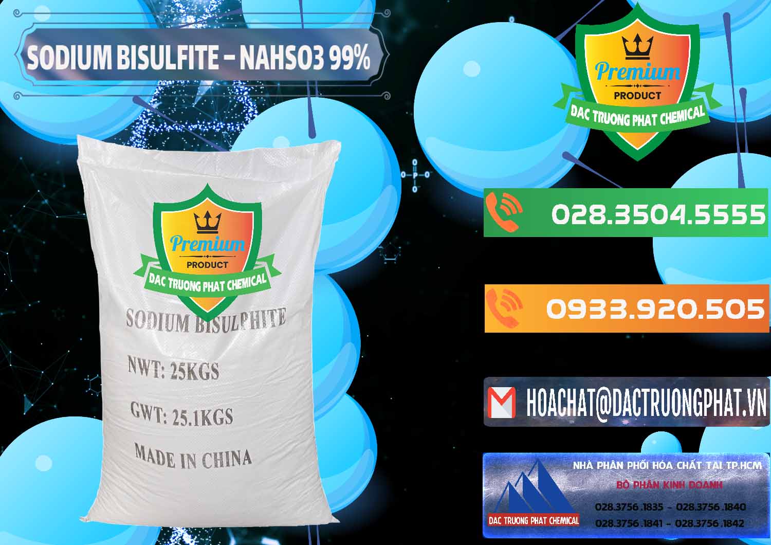 Nơi chuyên bán - phân phối Sodium Bisulfite – NAHSO3 Trung Quốc China - 0140 - Đơn vị chuyên phân phối & bán hóa chất tại TP.HCM - hoachatxulynuoc.com.vn