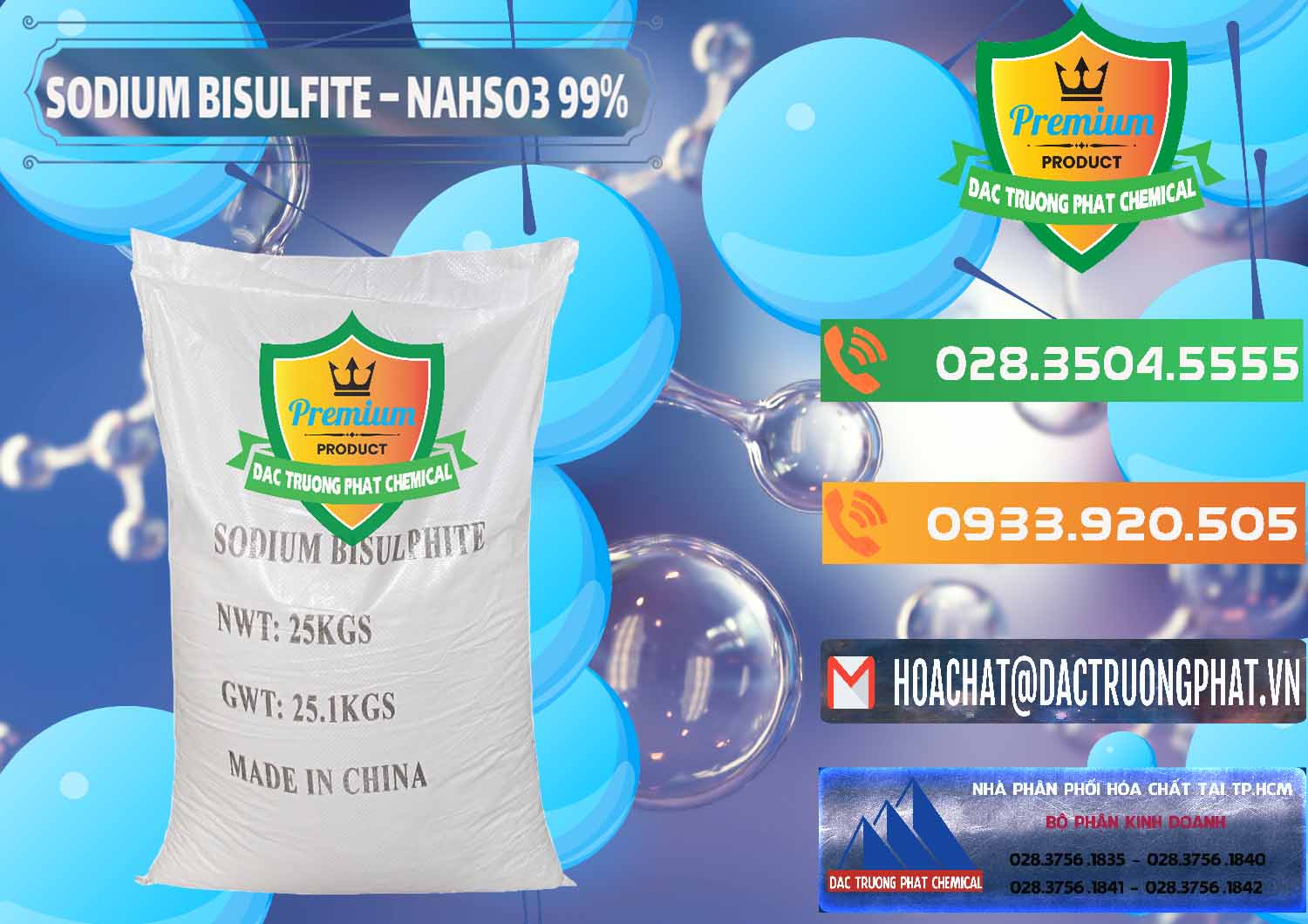 Chuyên nhập khẩu - bán Sodium Bisulfite – NAHSO3 Trung Quốc China - 0140 - Công ty cung cấp - bán hóa chất tại TP.HCM - hoachatxulynuoc.com.vn