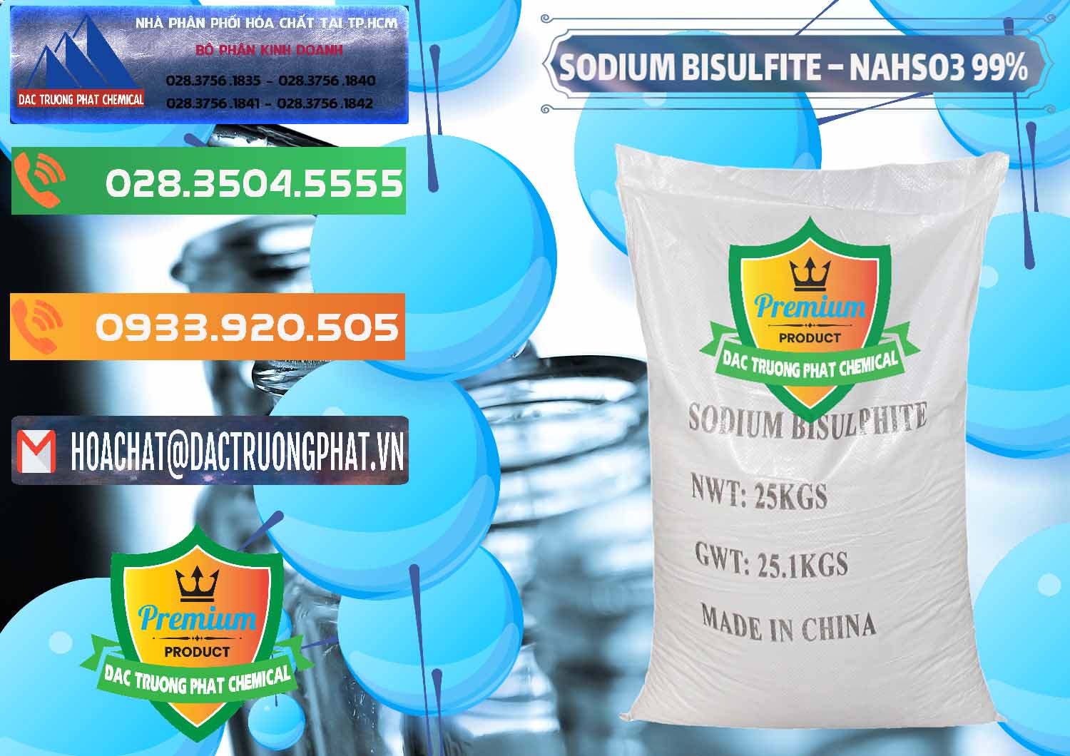 Cty cung cấp - bán Sodium Bisulfite – NAHSO3 Trung Quốc China - 0140 - Nơi chuyên phân phối ( bán ) hóa chất tại TP.HCM - hoachatxulynuoc.com.vn