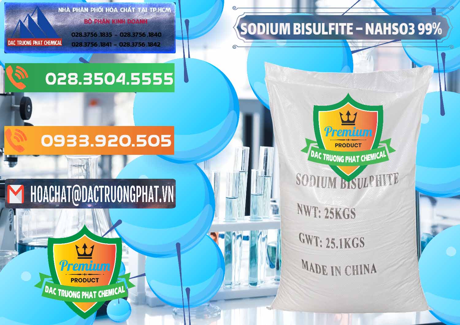 Nơi cung cấp & bán Sodium Bisulfite – NAHSO3 Trung Quốc China - 0140 - Công ty bán - cung cấp hóa chất tại TP.HCM - hoachatxulynuoc.com.vn