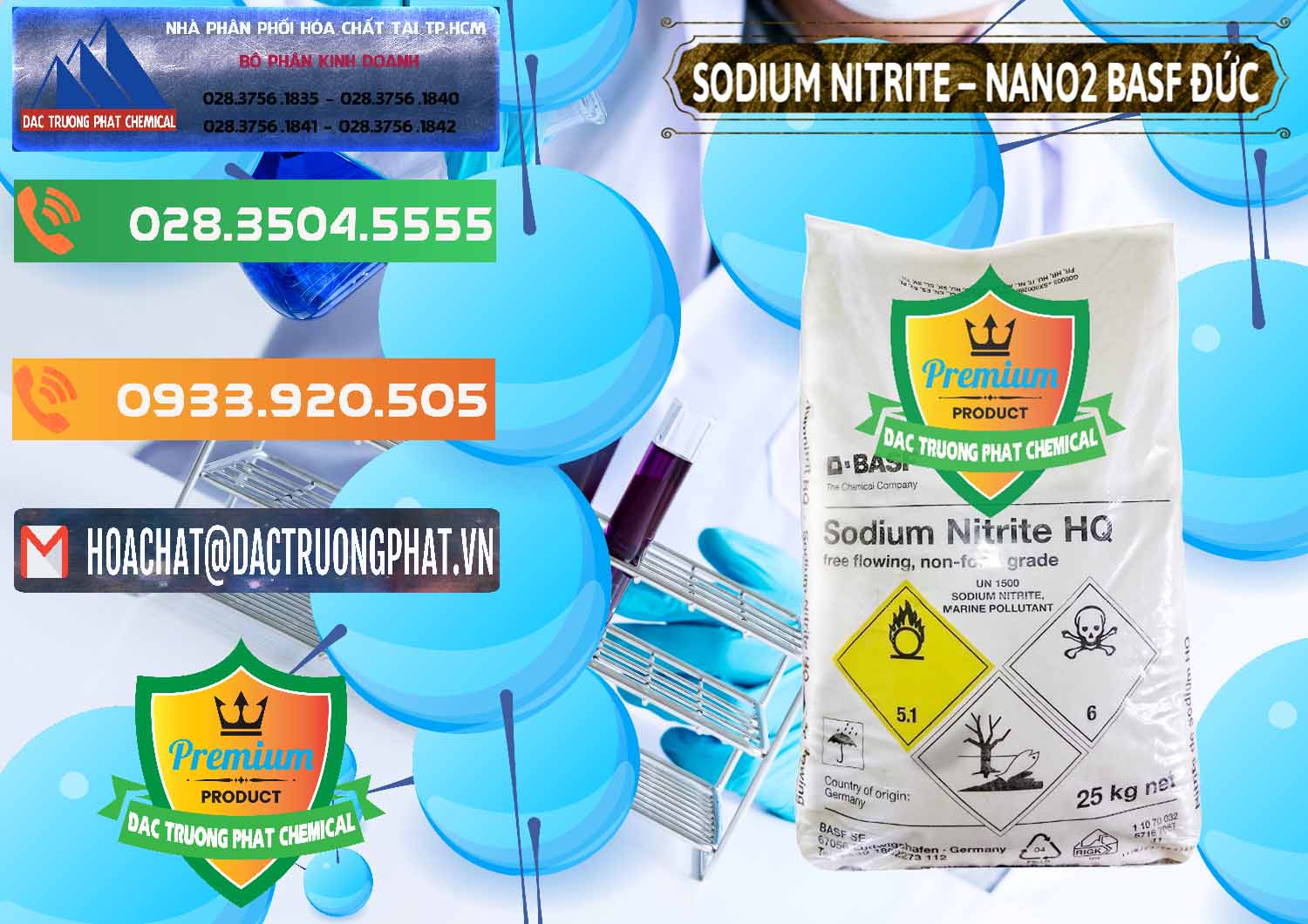 Đơn vị chuyên bán ( cung cấp ) Sodium Nitrite - NANO2 Đức BASF Germany - 0148 - Nơi phân phối & cung cấp hóa chất tại TP.HCM - hoachatxulynuoc.com.vn
