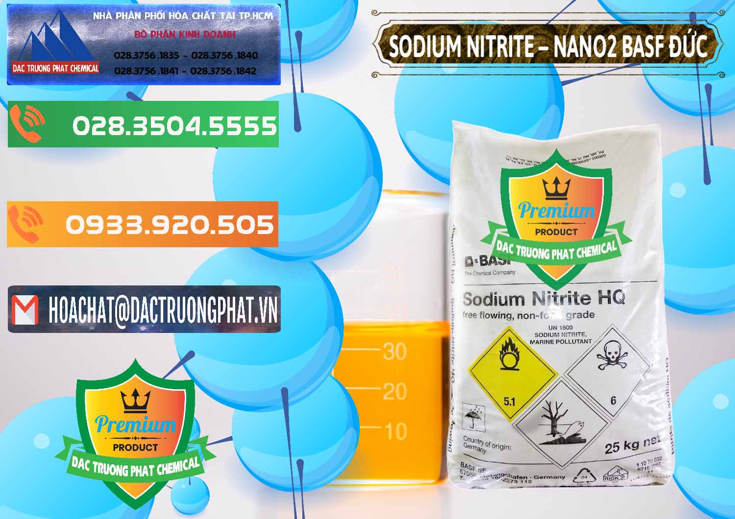 Nơi chuyên bán và cung cấp Sodium Nitrite - NANO2 Đức BASF Germany - 0148 - Cty chuyên kinh doanh & cung cấp hóa chất tại TP.HCM - hoachatxulynuoc.com.vn