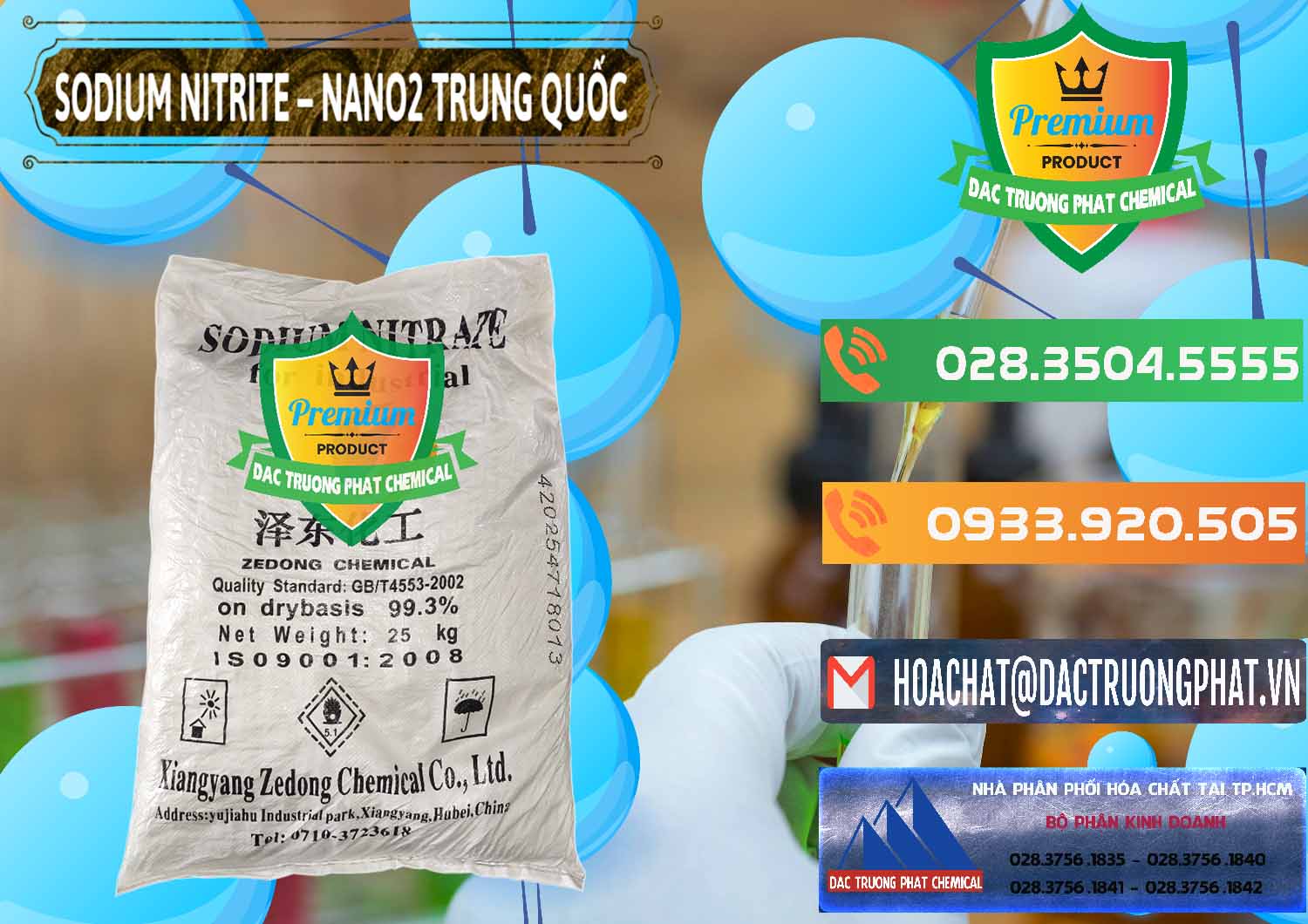 Nơi bán - cung cấp Sodium Nitrite - NANO2 Zedong Trung Quốc China - 0149 - Cty chuyên kinh doanh & cung cấp hóa chất tại TP.HCM - hoachatxulynuoc.com.vn