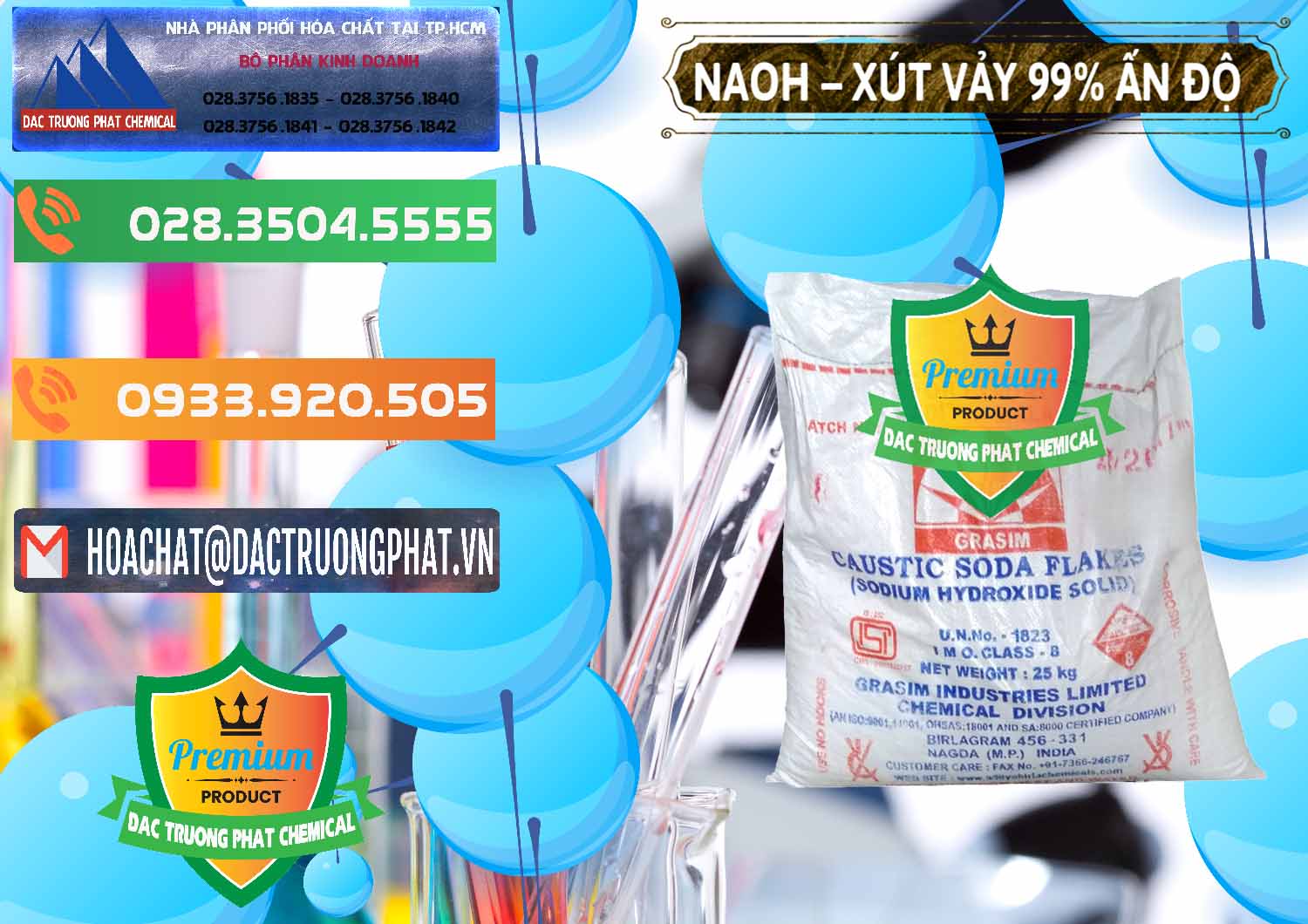 Cung cấp & bán Xút Vảy - NaOH Vảy 99% Aditya Birla Grasim Ấn Độ India - 0171 - Công ty cung cấp - kinh doanh hóa chất tại TP.HCM - hoachatxulynuoc.com.vn