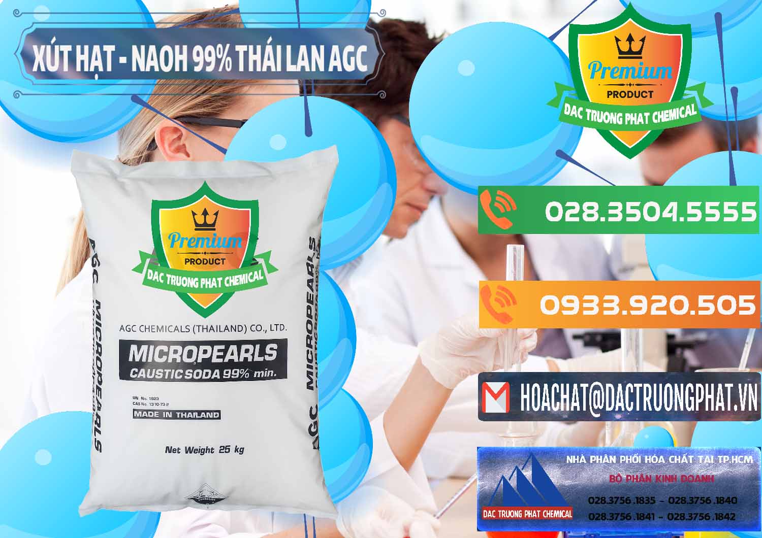 Đơn vị cung cấp - bán Xút Hạt - NaOH Bột 99% AGC Thái Lan - 0168 - Công ty nhập khẩu ( phân phối ) hóa chất tại TP.HCM - hoachatxulynuoc.com.vn