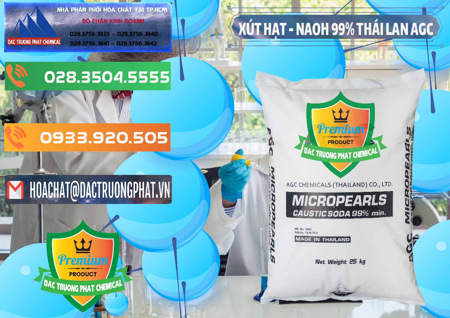 Cung cấp và bán Xút Hạt - NaOH Bột 99% AGC Thái Lan - 0168 - Đơn vị chuyên nhập khẩu ( cung cấp ) hóa chất tại TP.HCM - hoachatxulynuoc.com.vn